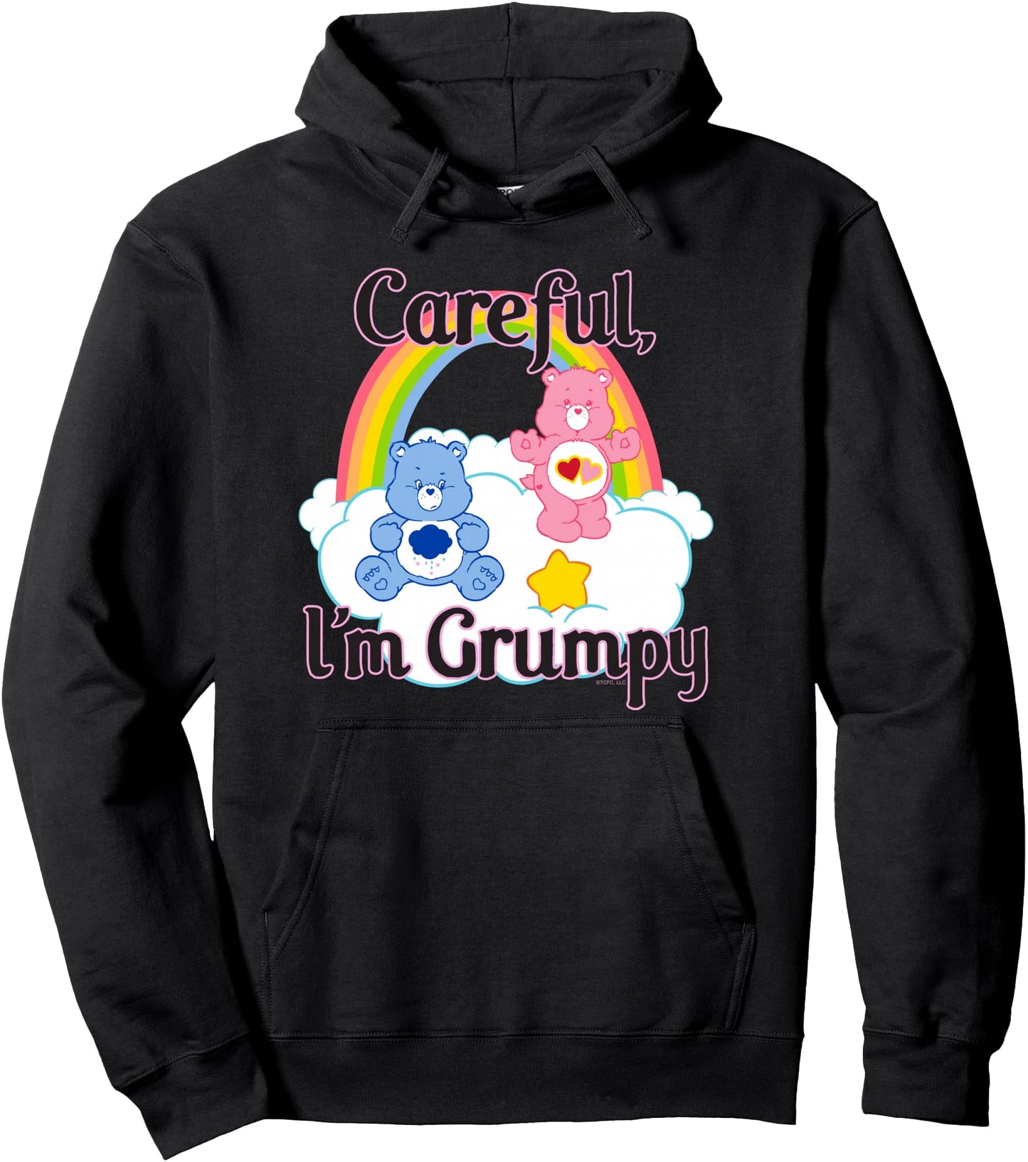 Care Bears Careful, I'm Grumpy Cute Retro Cartoon Pullover Hoodie