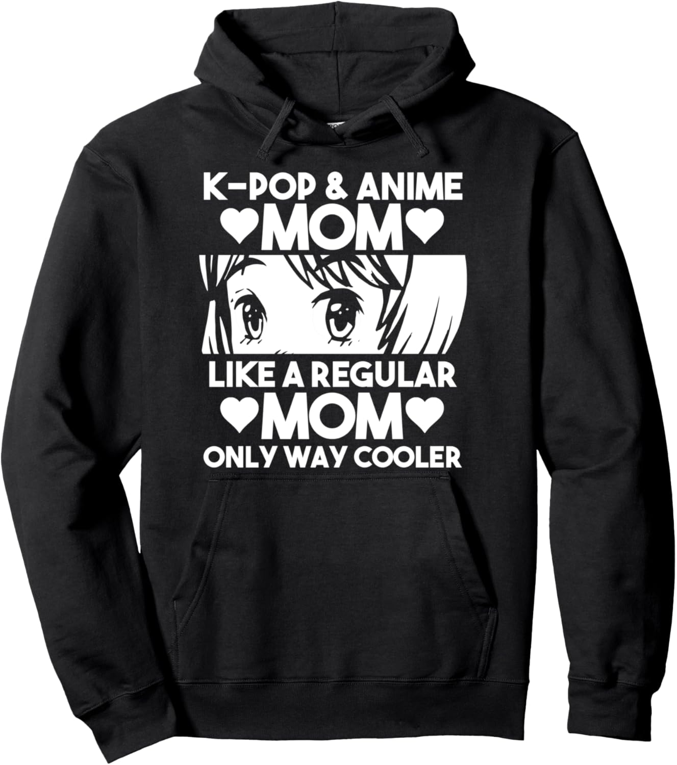 K-pop & anime mom like a regular mom Anime Pullover Hoodie