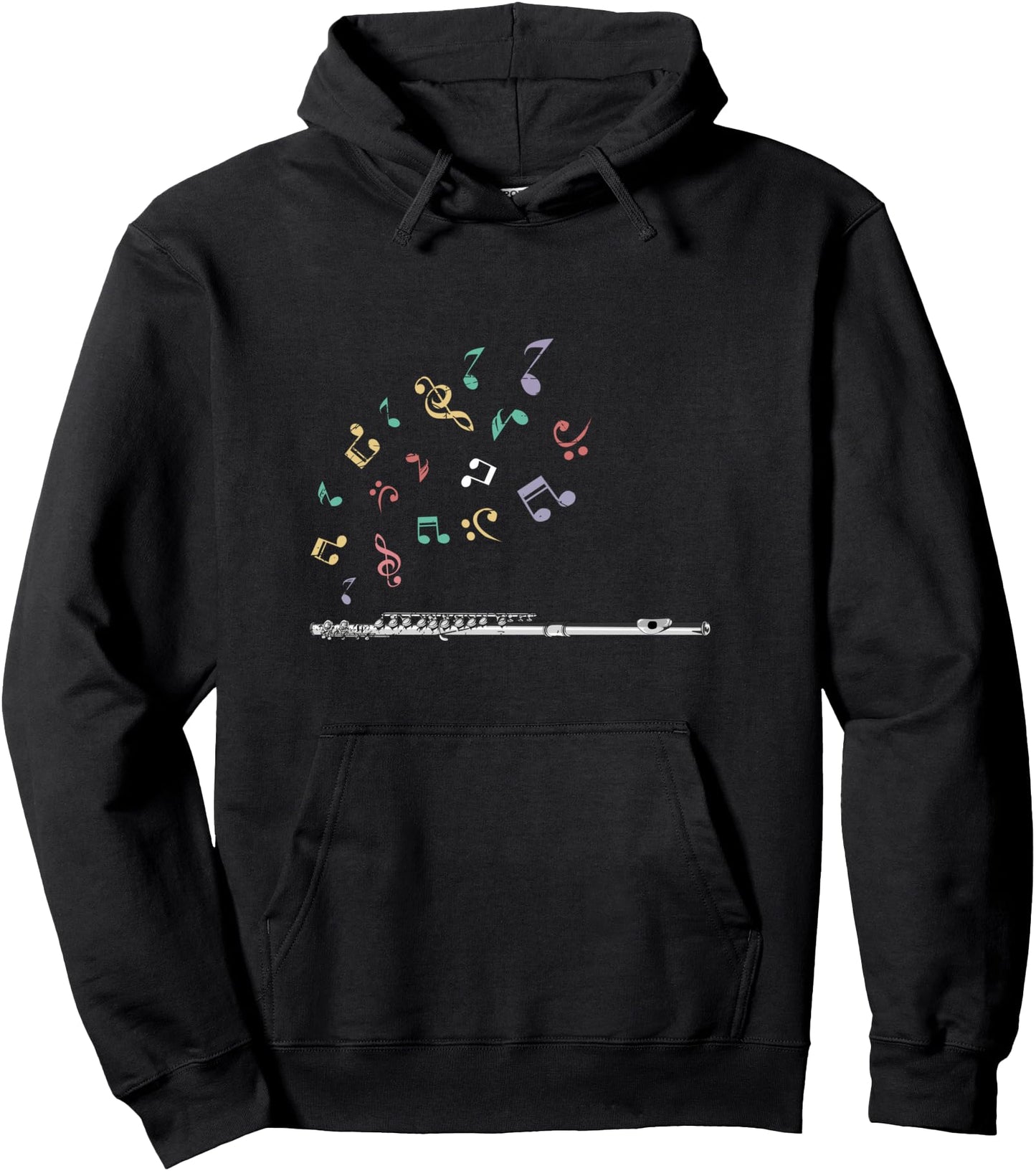 Classical Musical Instrument Flutist Gift Flute Pullover Hoodie