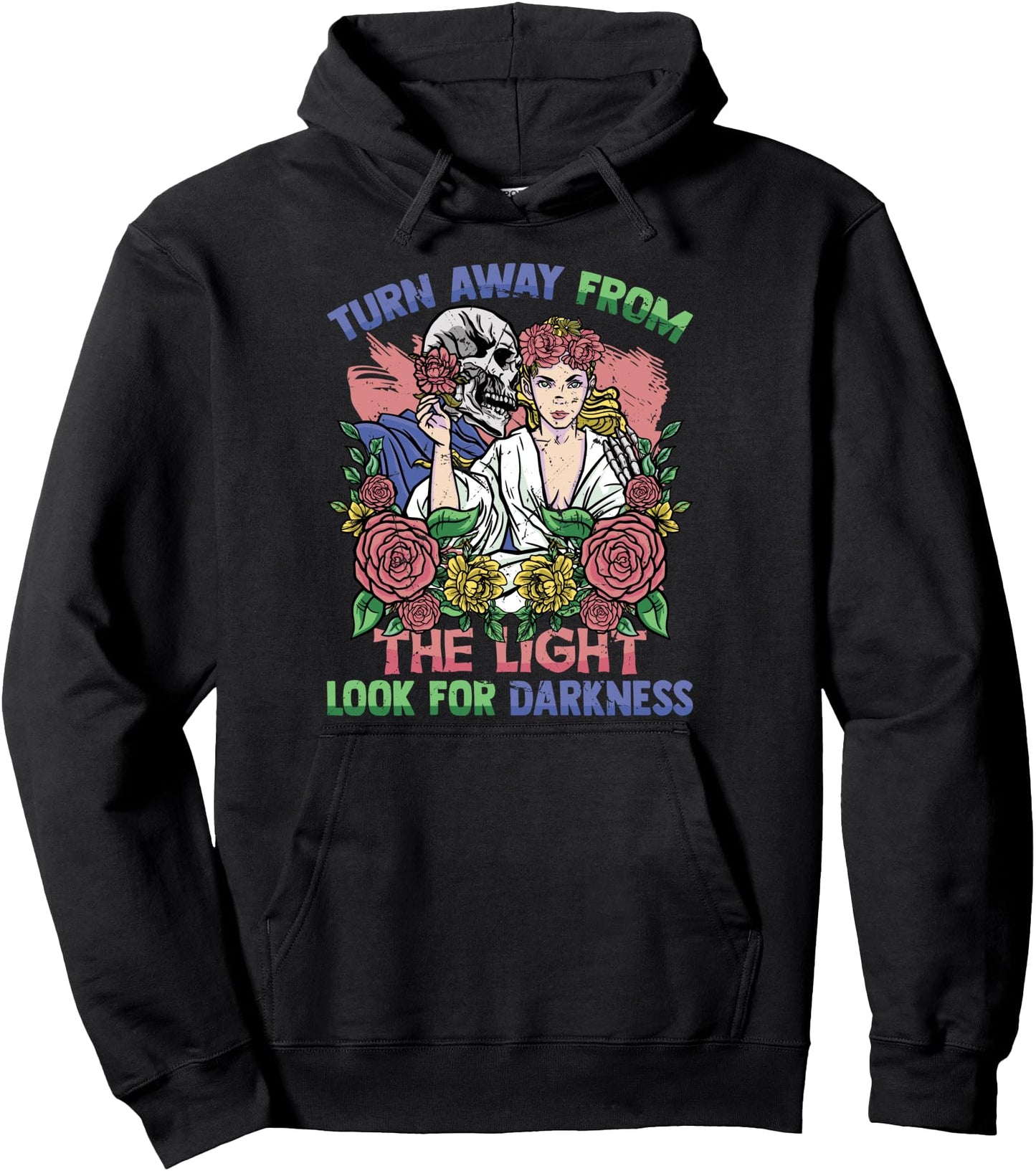 Turn Away From The Light, Look For Darkness - Otaku Anime Pullover Hoodie
