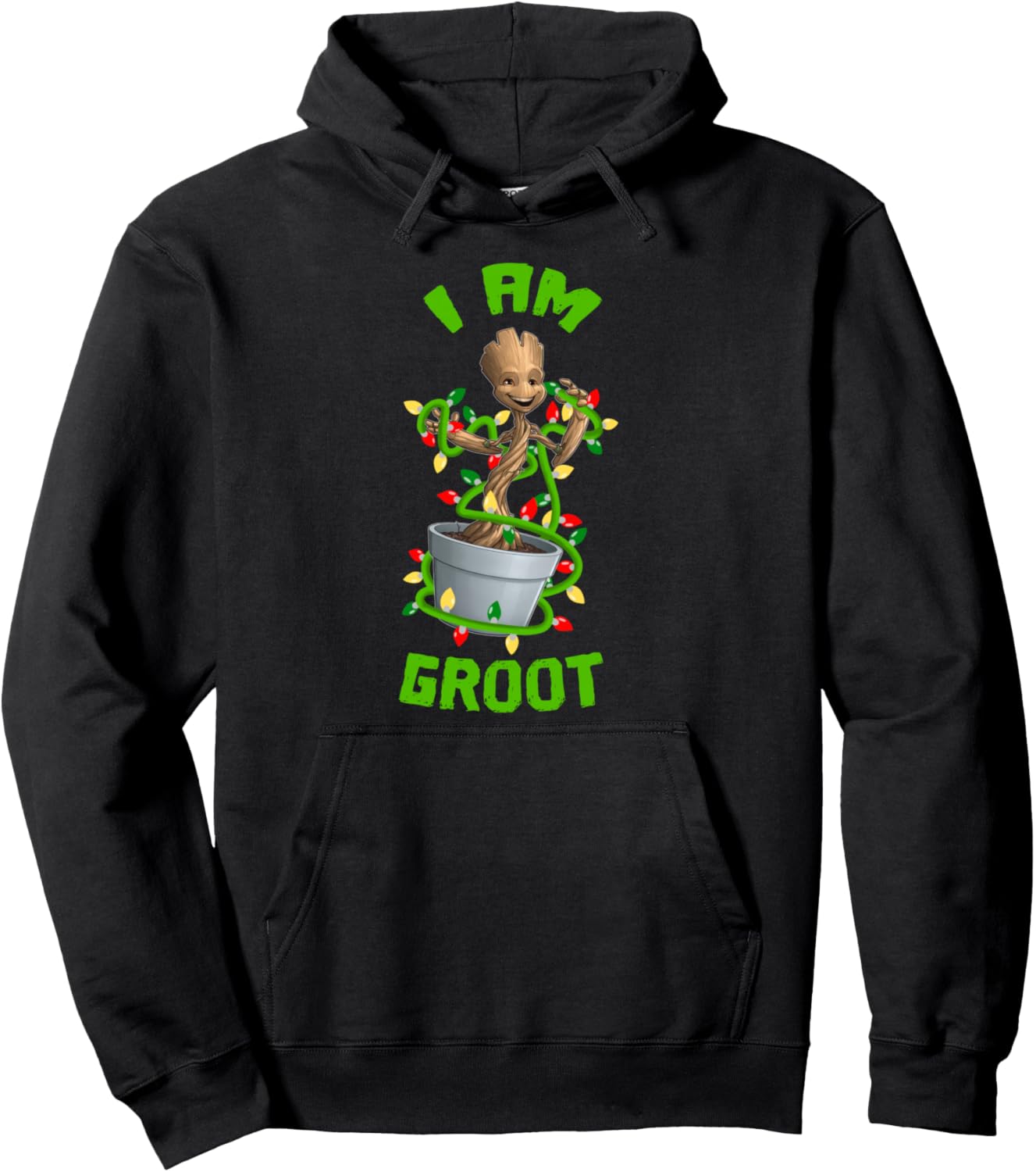 Marvel Christmas I Am Groot Cartoon Pullover Hoodie