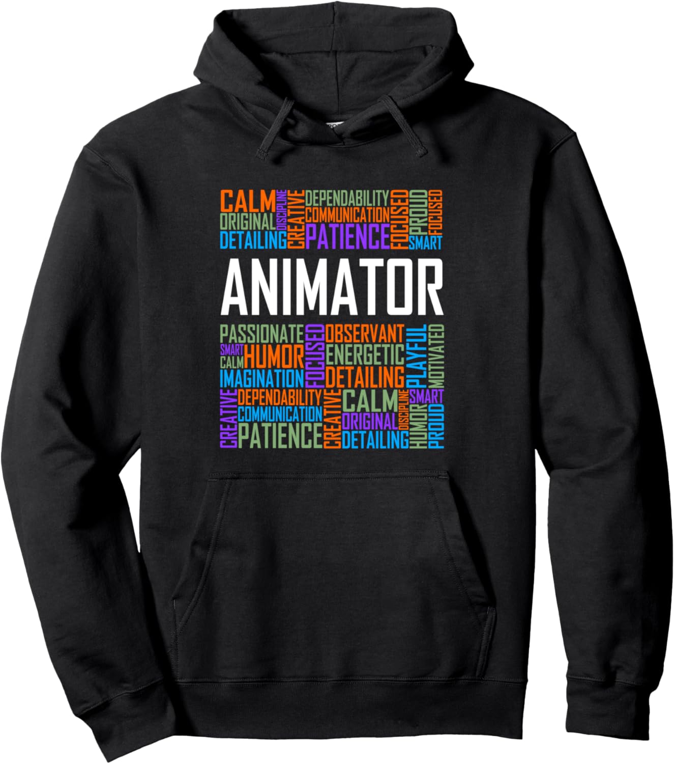 Animator Words Gift Animators Gifts Cartoon Artist Pullover Hoodie