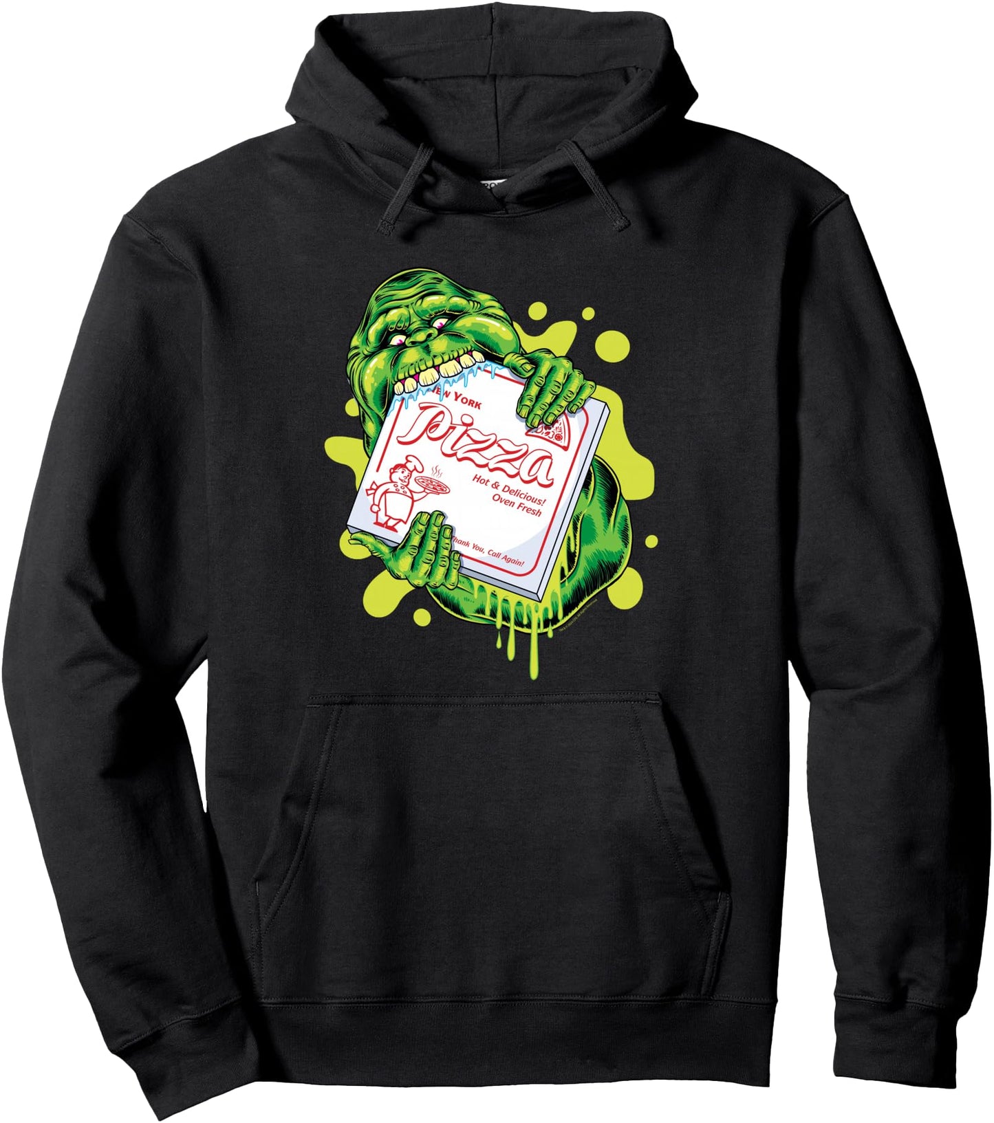 Ghostbusters: Frozen Empire Slimer Eating Pizza Box Pullover Hoodie
