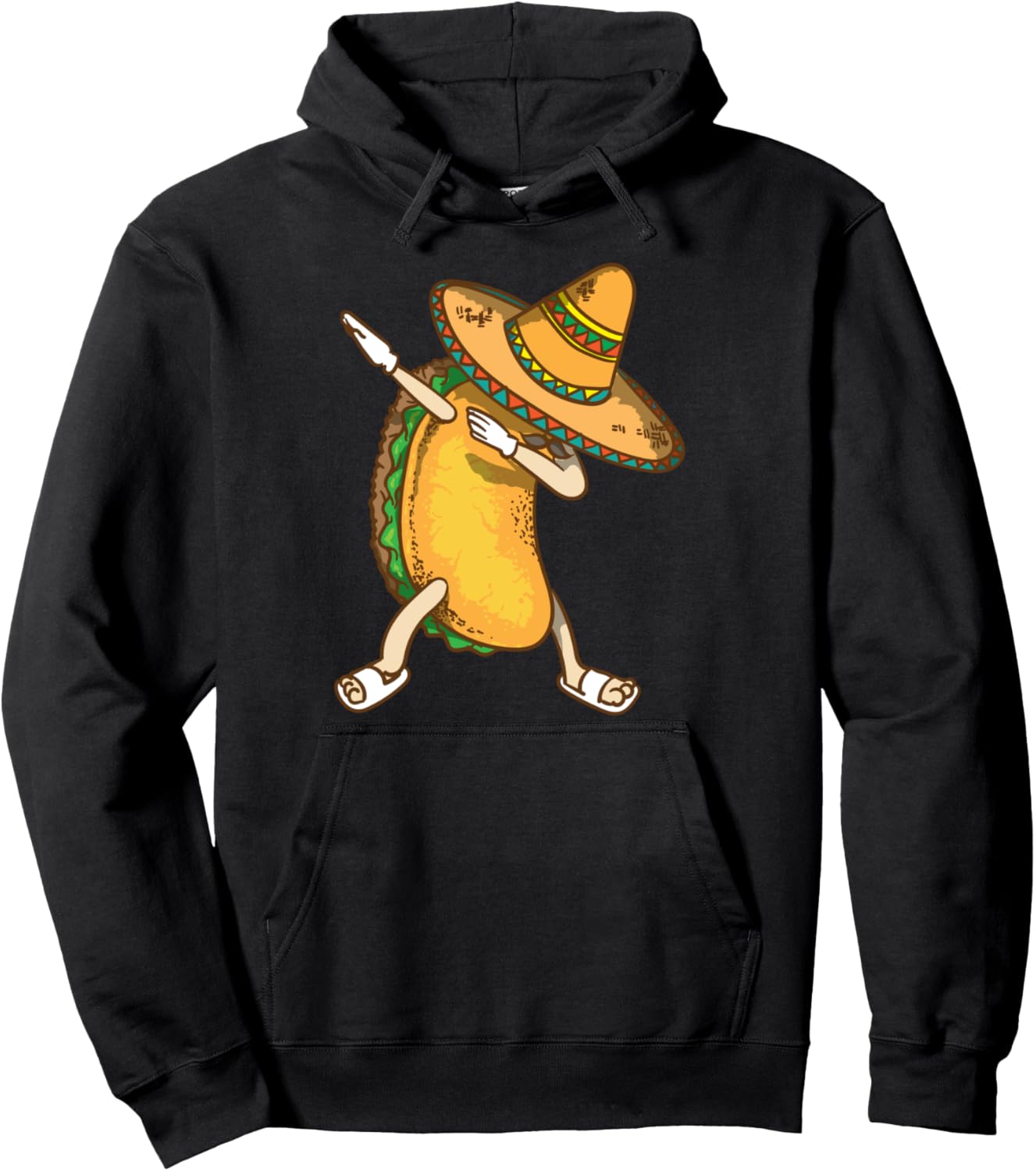 Dabbing Taco Sombrero Hoodie Taco Cinco De Mayo Addicts Gift Pullover Hoodie