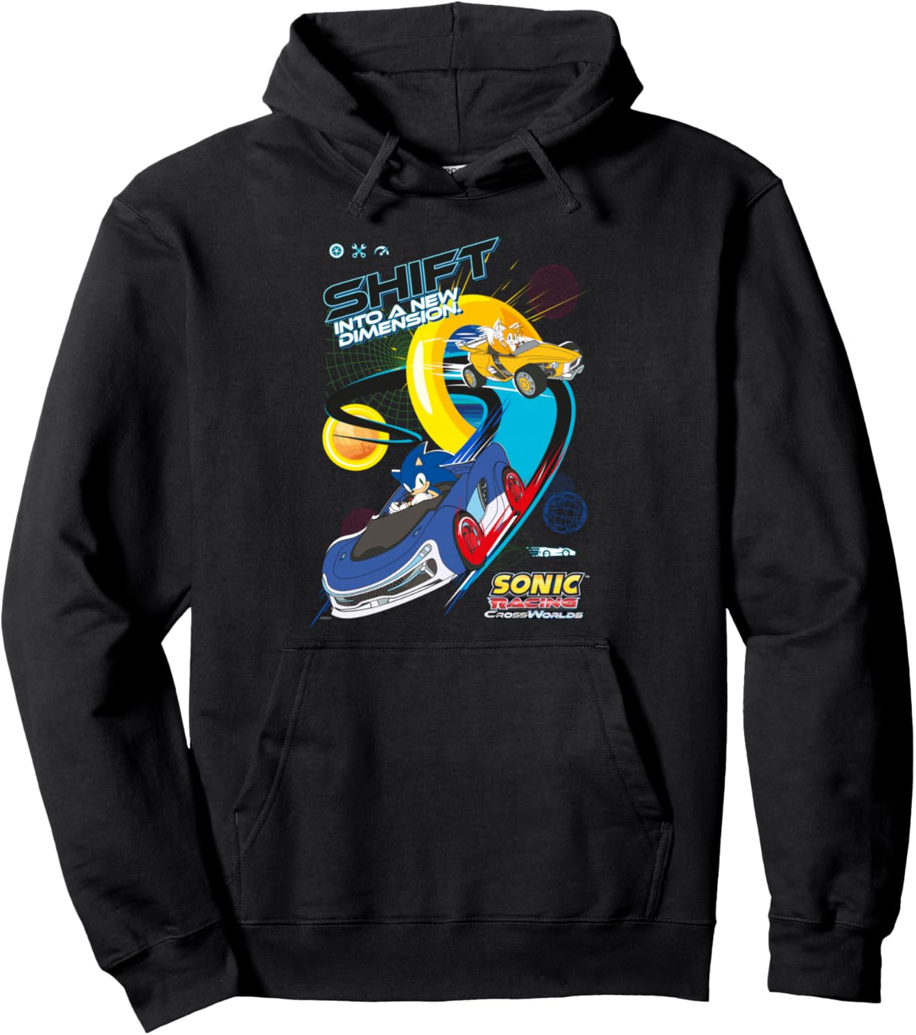 Sonic Racing CrossWorlds Shift into a New Dimension Pullover Hoodie