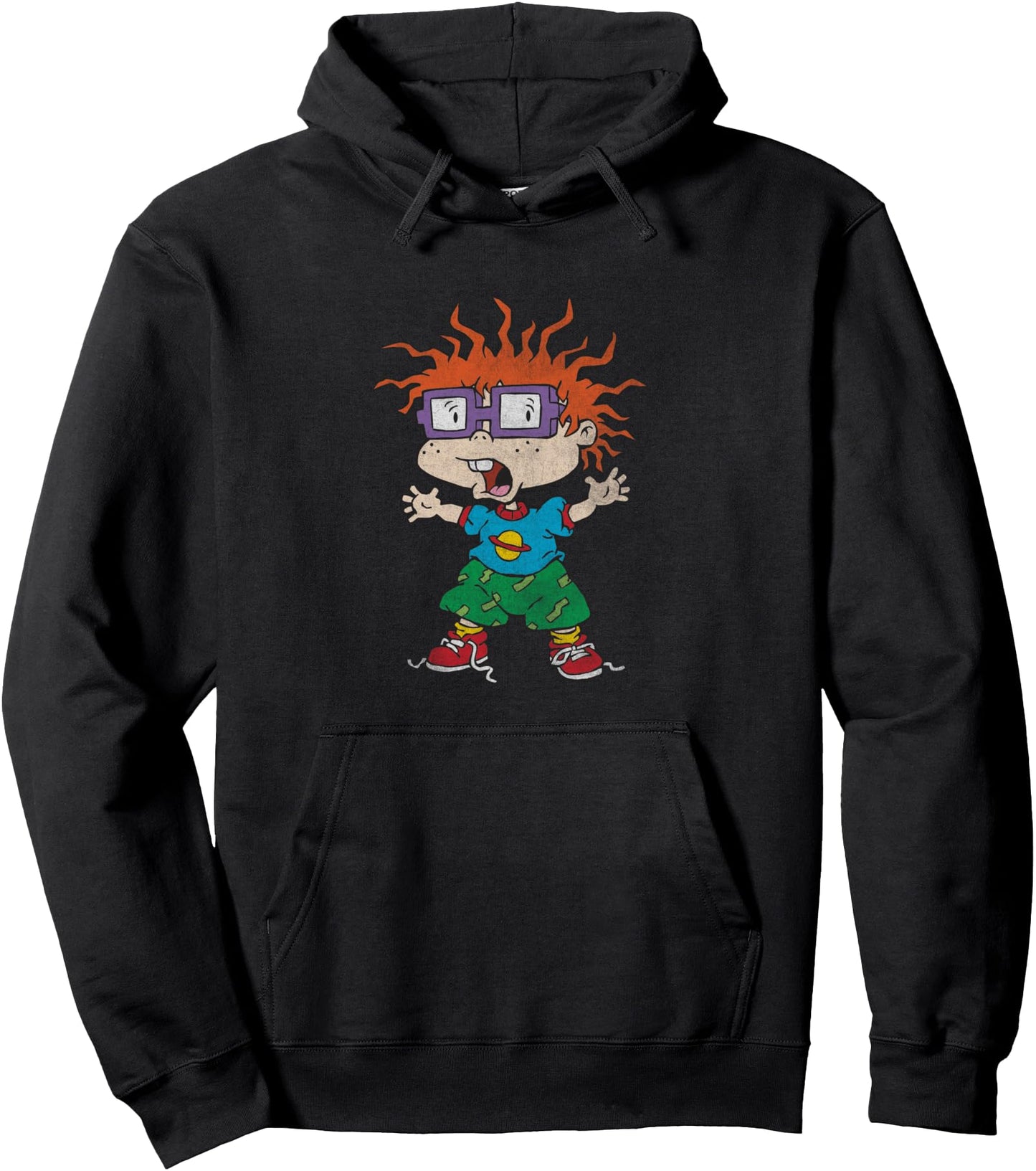Nickelodeon Rugrats Chuckie Feature Character Hoodie Pullover Hoodie