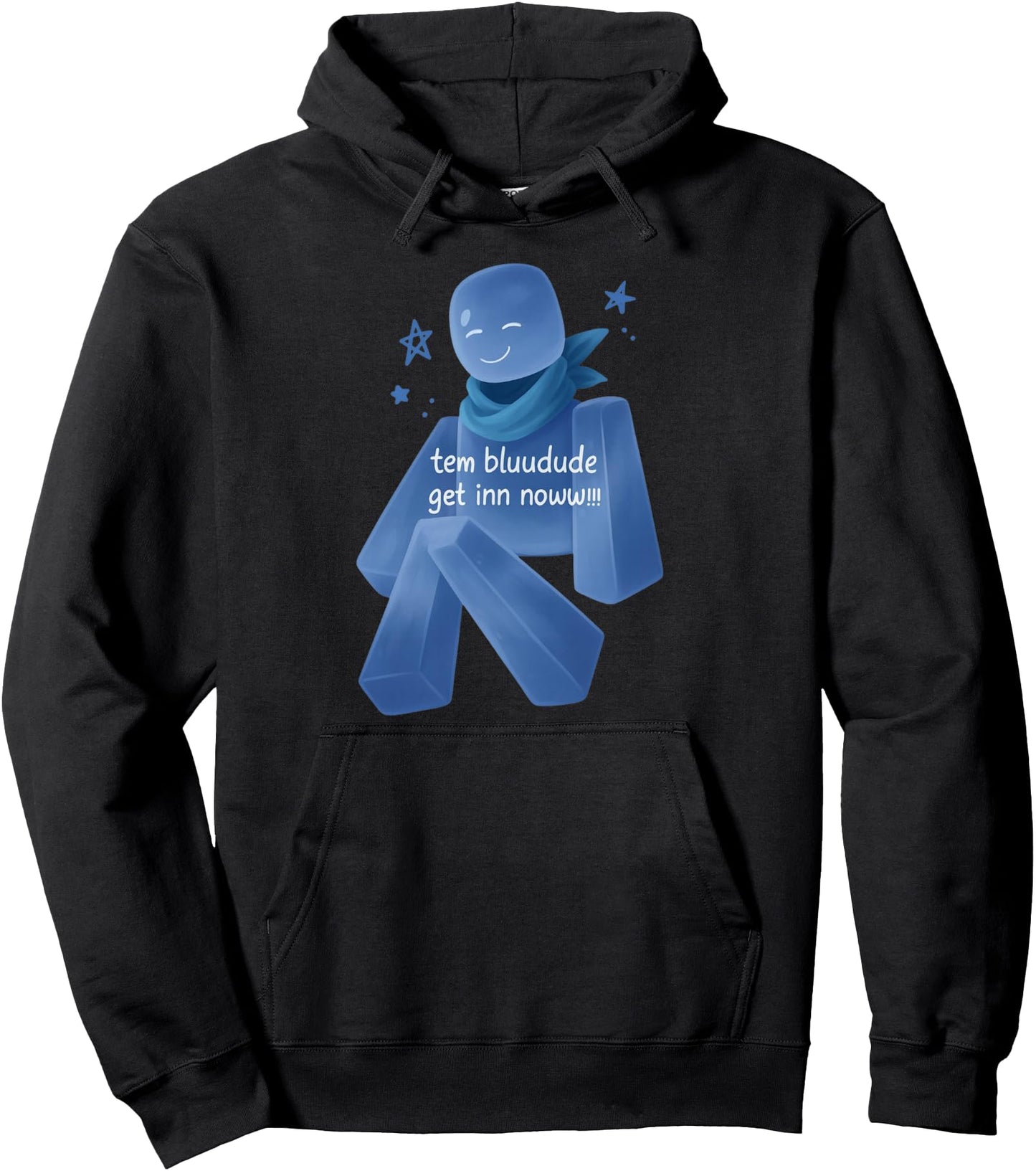 Vintage Tem Bluudude Get In Now tem blue dude Pullover Hoodie