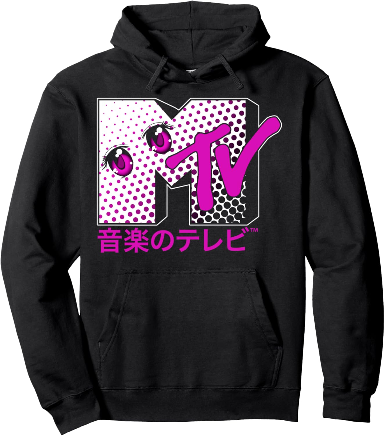 MTV Anime Eyes Logo Pullover Hoodie