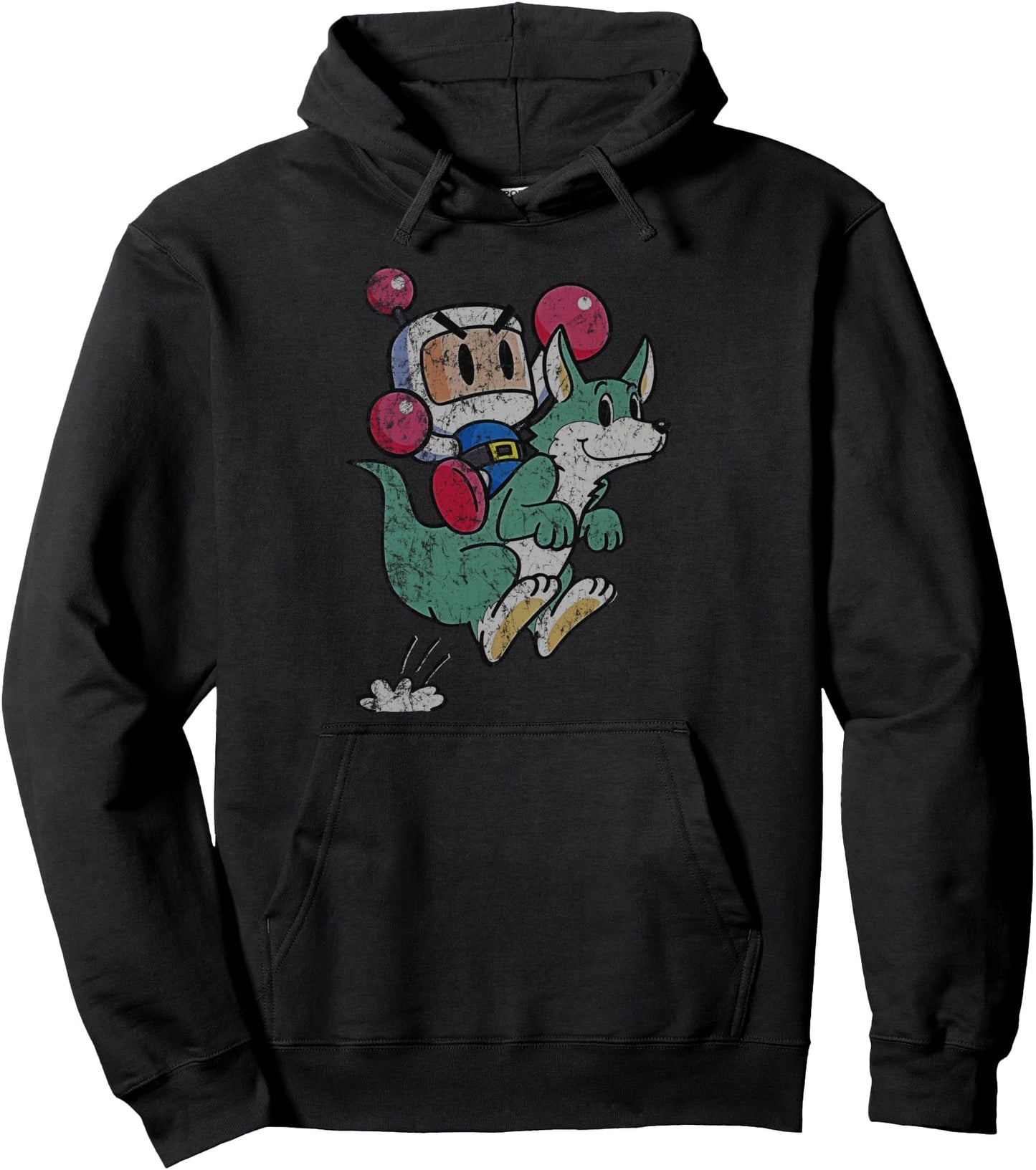 Bomberman Character Super 1993 Retro Gamer Space Classic Pullover Hoodie