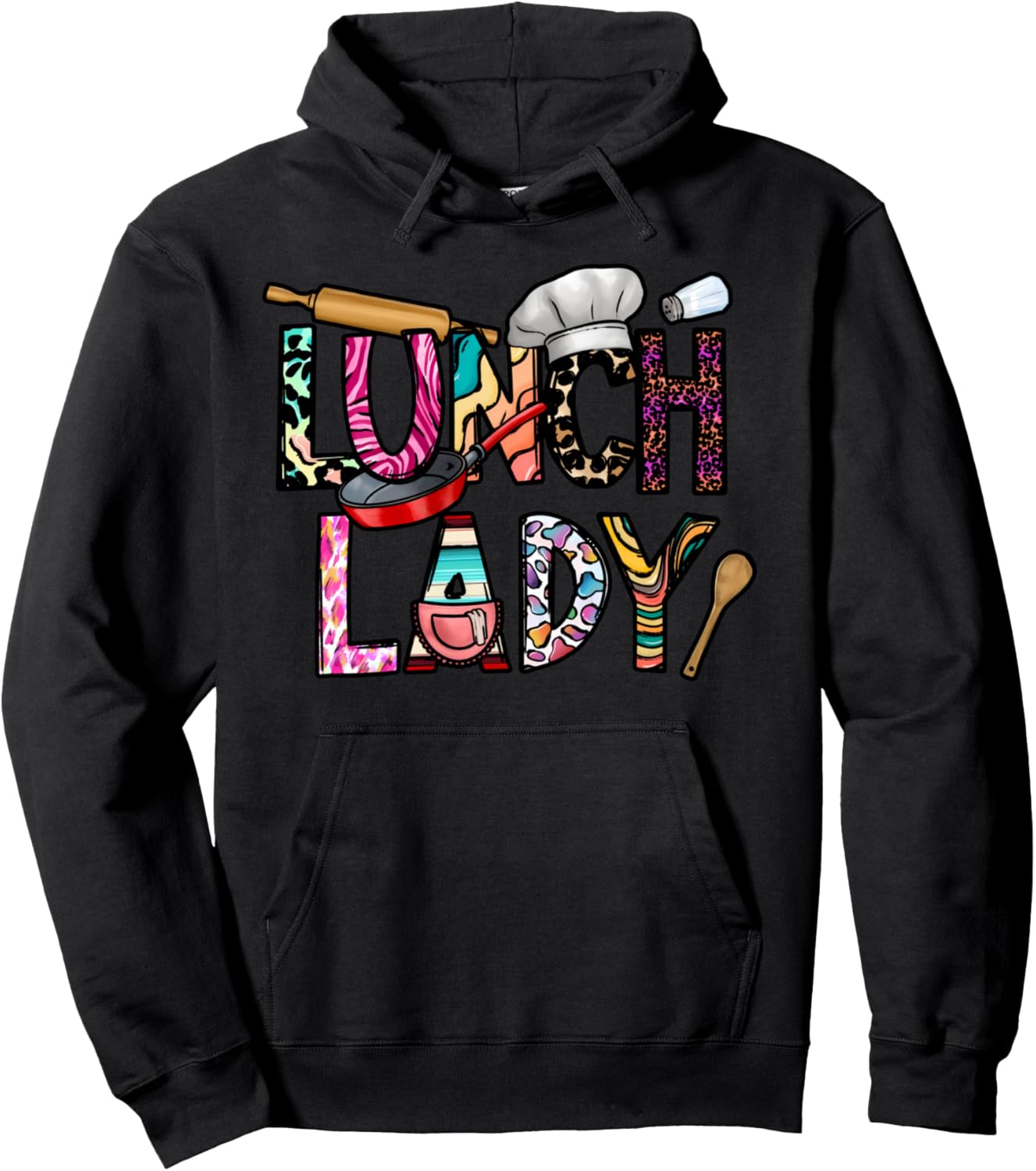 Lunch Lady Cafeteria Worker Lunch Squad School Nutrition Pullover Hoodie