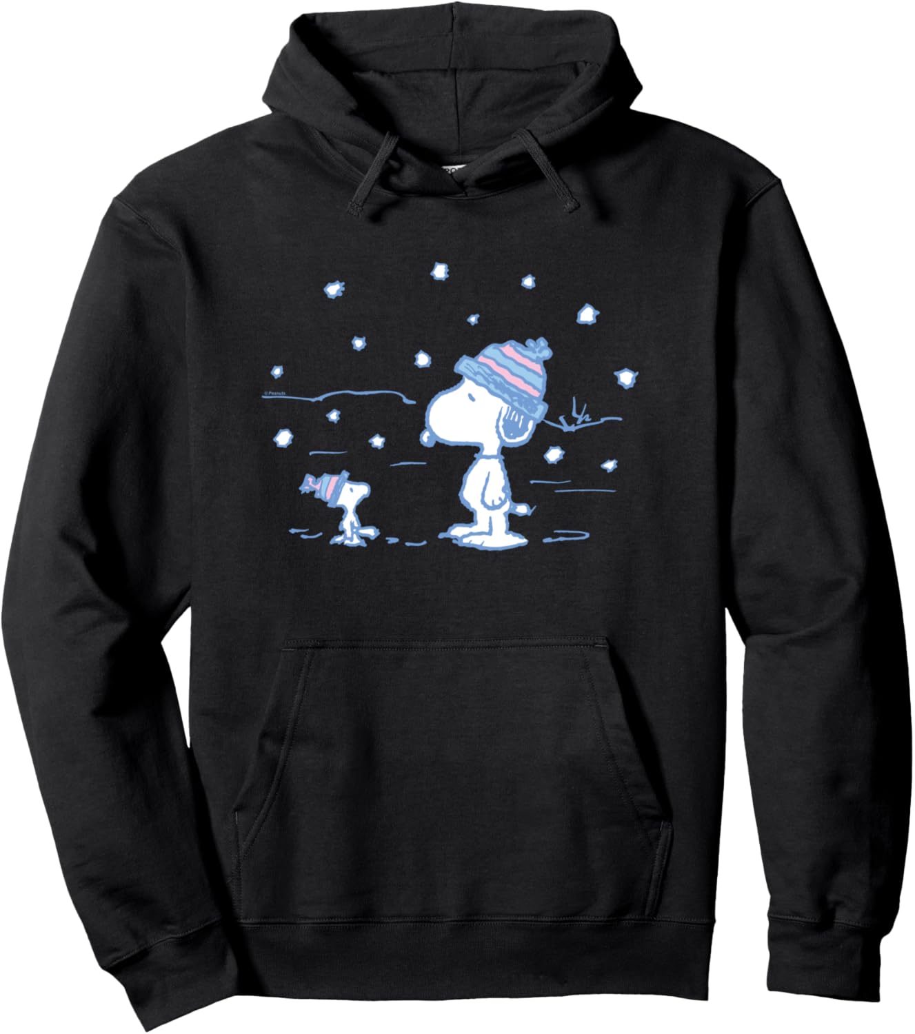 Peanuts - Snoopy Woodstock Winter Snow Pullover Hoodie