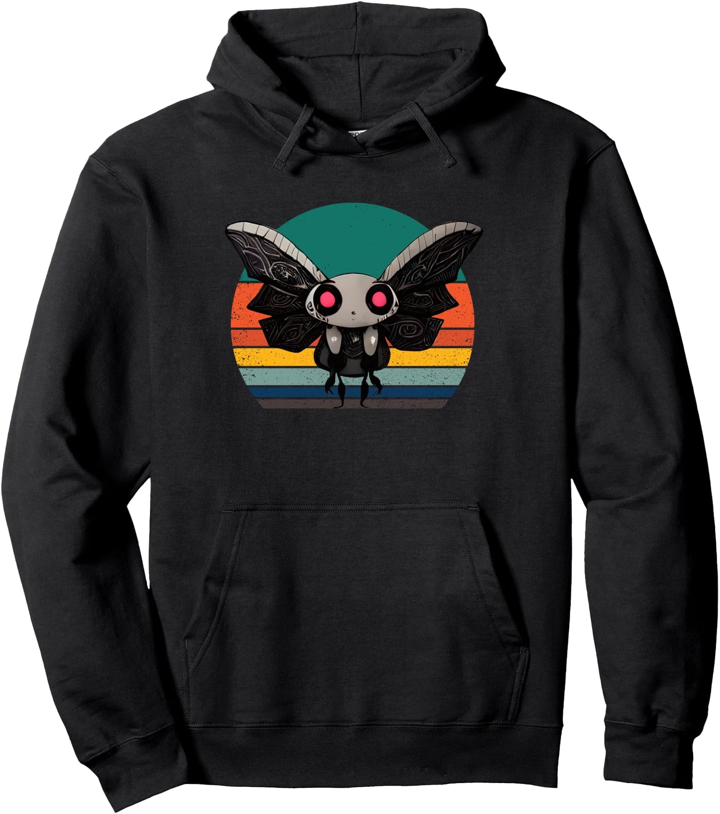 Cute Mothman Cryptidcore Cryptcore Mothwoman Adorable Anime Pullover Hoodie