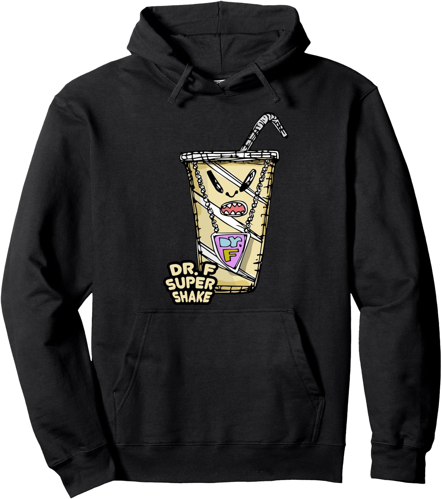 Anime Evil Dr. F Ice Cream Shake Men's Funny Anime Pullover Hoodie