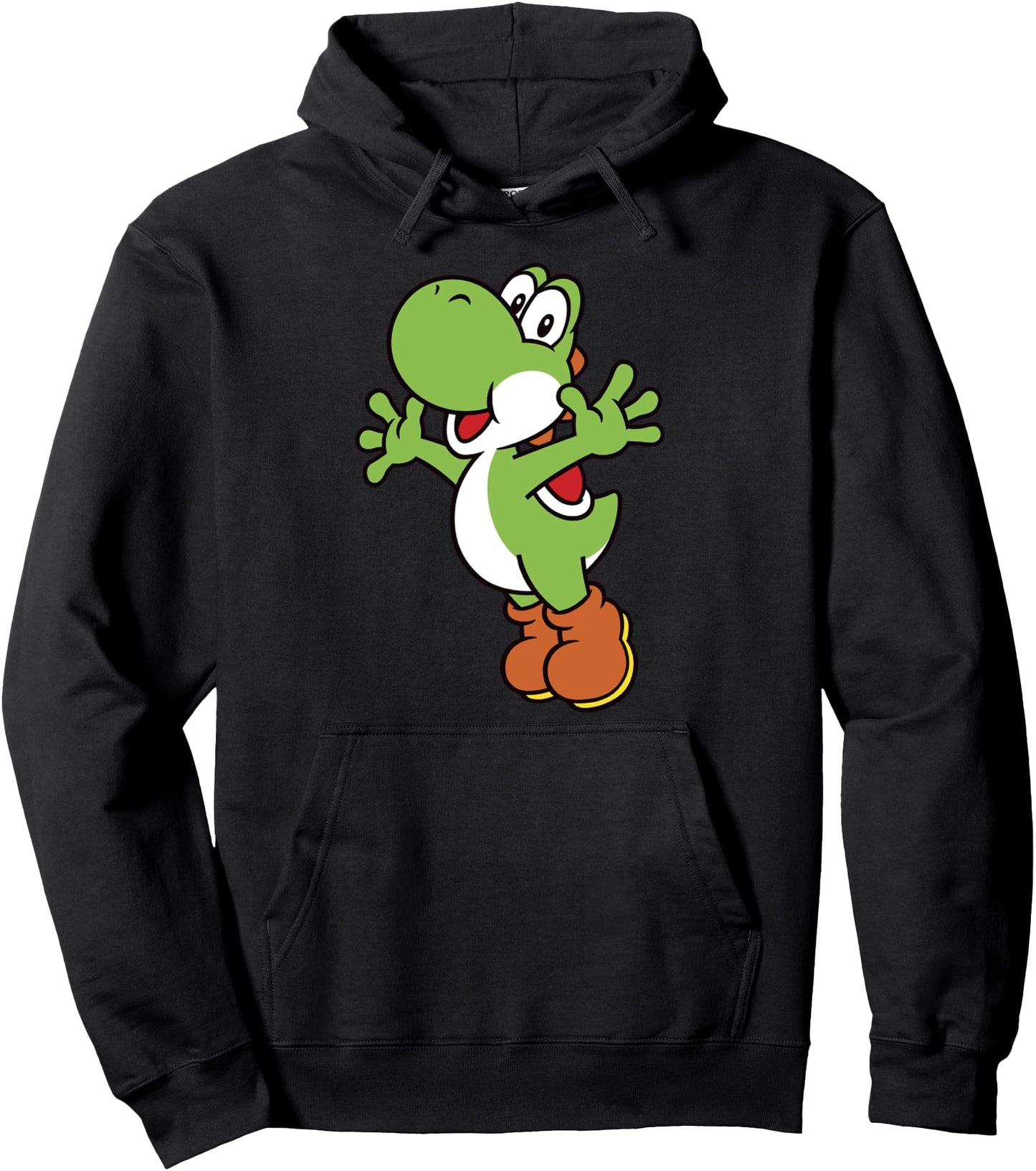 Super Mario Yoshi Classic Jump Portrait Pullover Hoodie