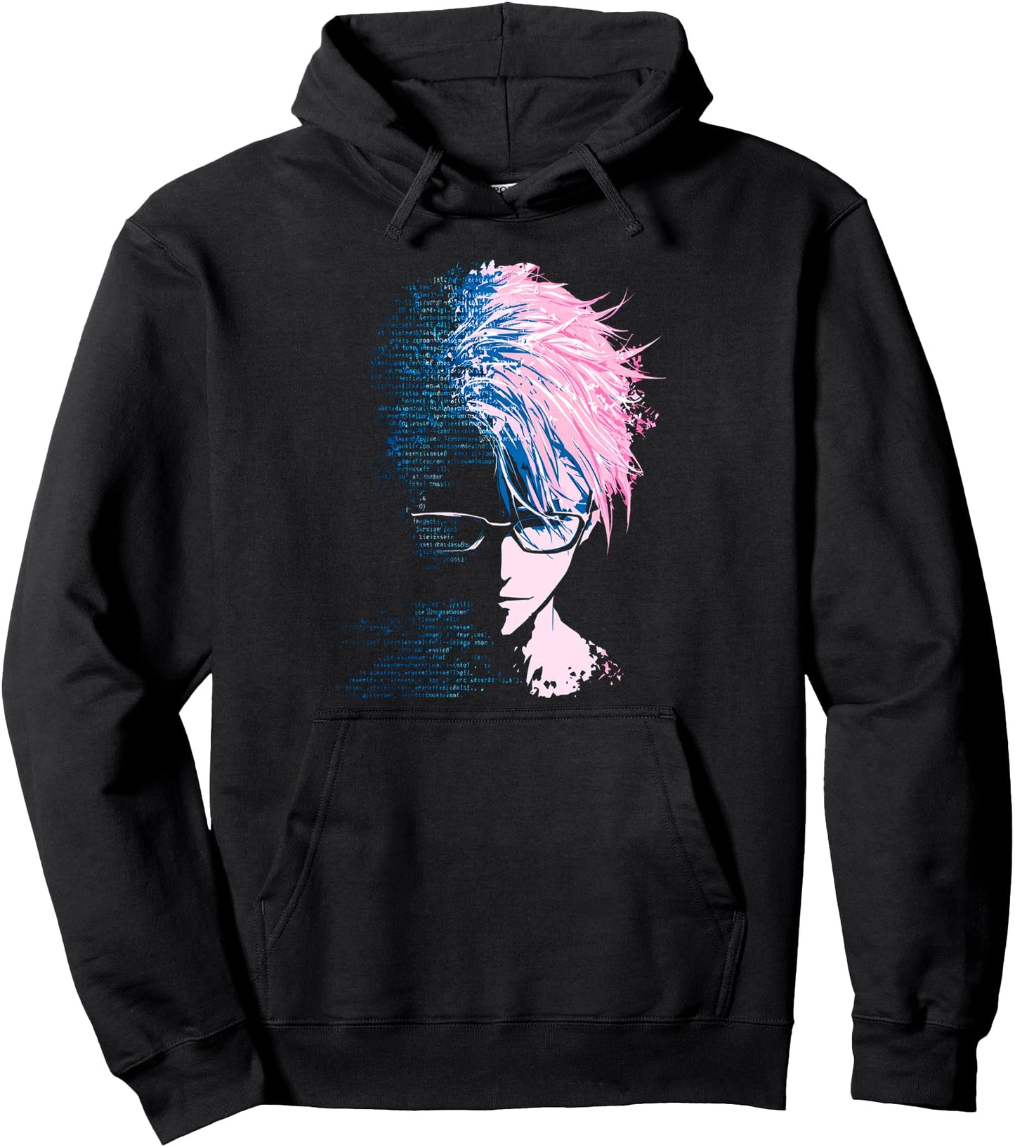 Anime Glasses Pullover Hoodie