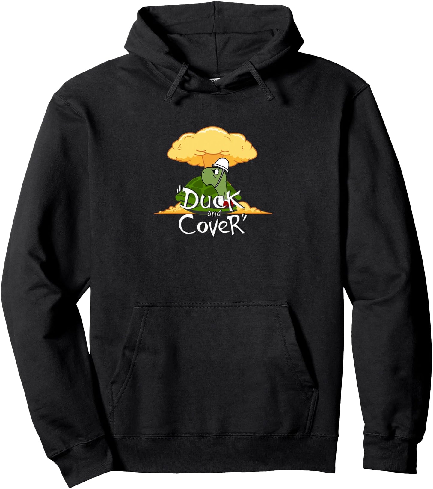 Bert the Turtle Duck and Cover T-Shirt Pullover Hoodie