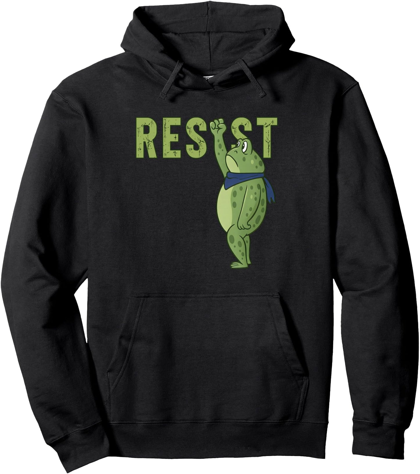 Frog Resist Portland Frog Protest - Portland Frog Activist Pullover Hoodie