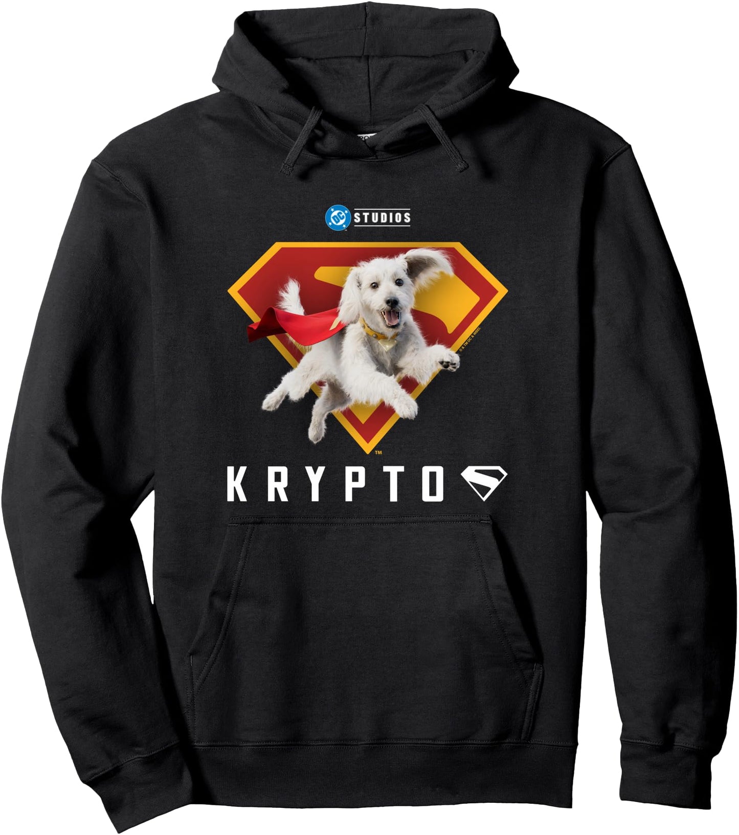 Superman (2025) Krypto The Superdog S-Shield Logo Pullover Hoodie