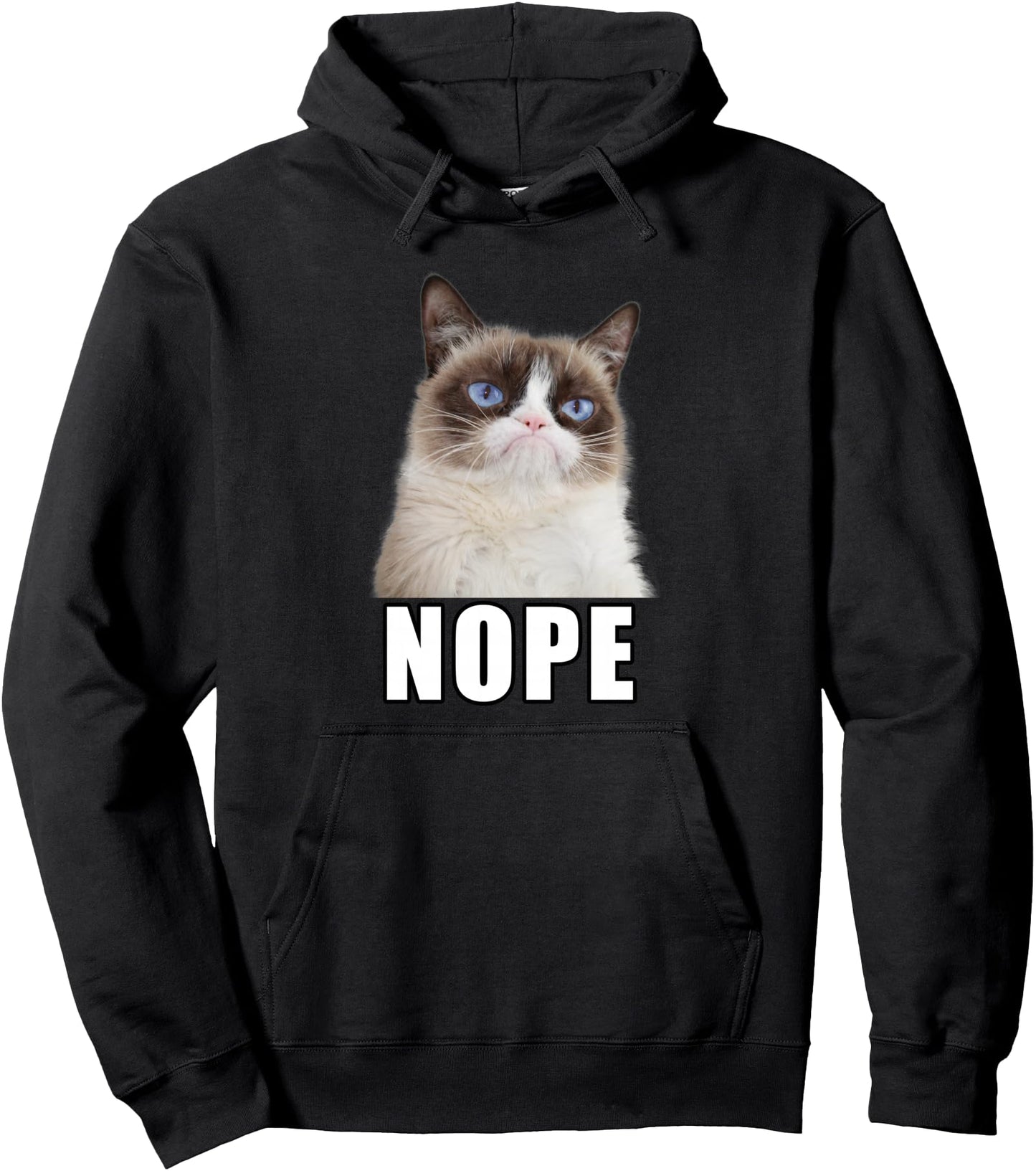 Grumpy Cat NOPE (6402) Pullover Hoodie