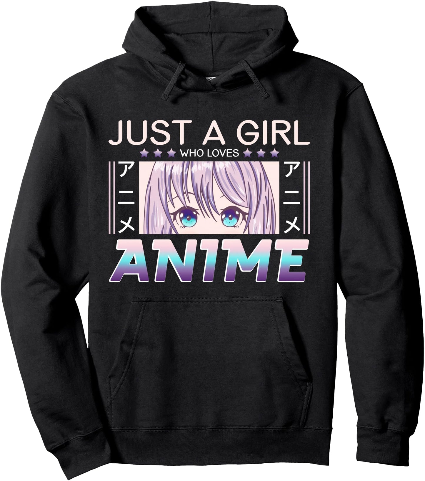 Just a girl who loves Anime Pullover Hoodie