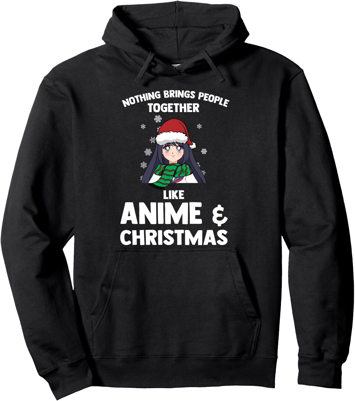 Anime & Christmas Anime & Christmas Pullover Hoodie