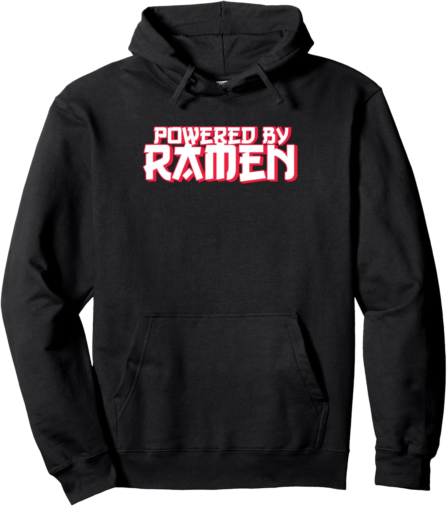 Powered By Ramen Chopsticks Japanese Cup Of Noodle Pullover Hoodie