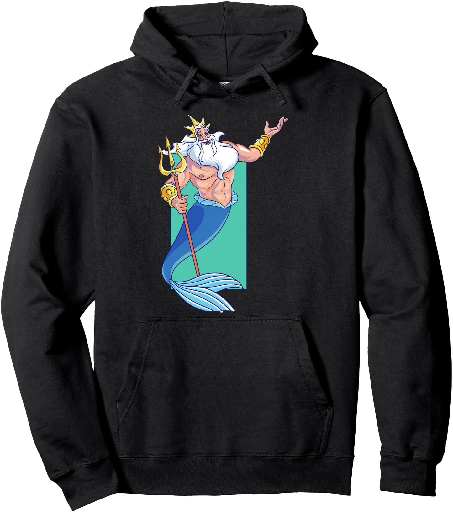 Disney The Little Mermaid King Triton Portrait Pullover Hoodie