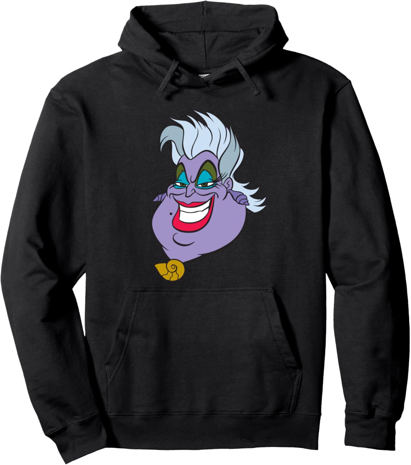 Disney Villains The Little Mermaid Ursula Big Face Costume Pullover Hoodie