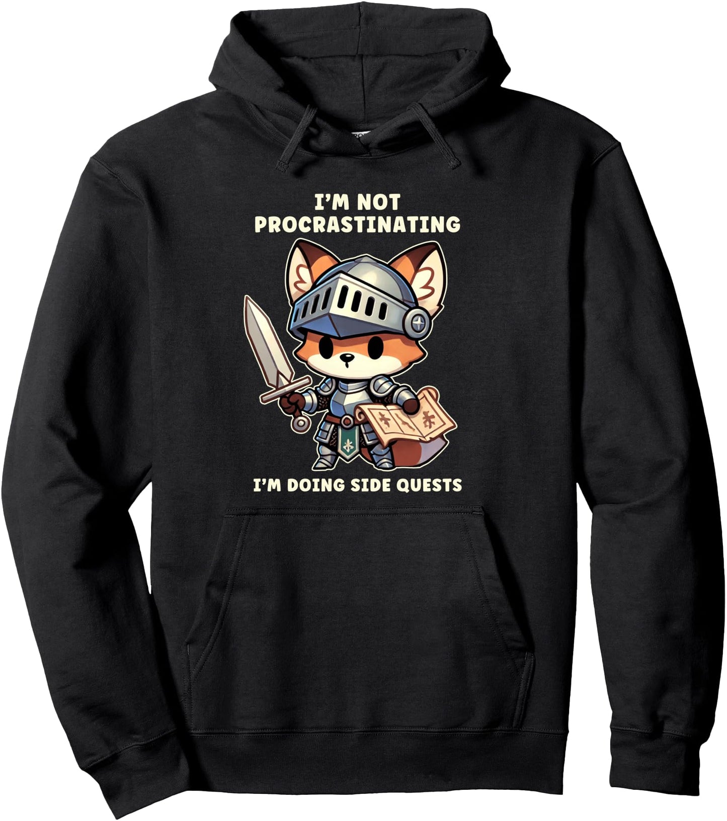 I'm Not Procrastinating I'm Doing Side Quests Gamer Pullover Hoodie
