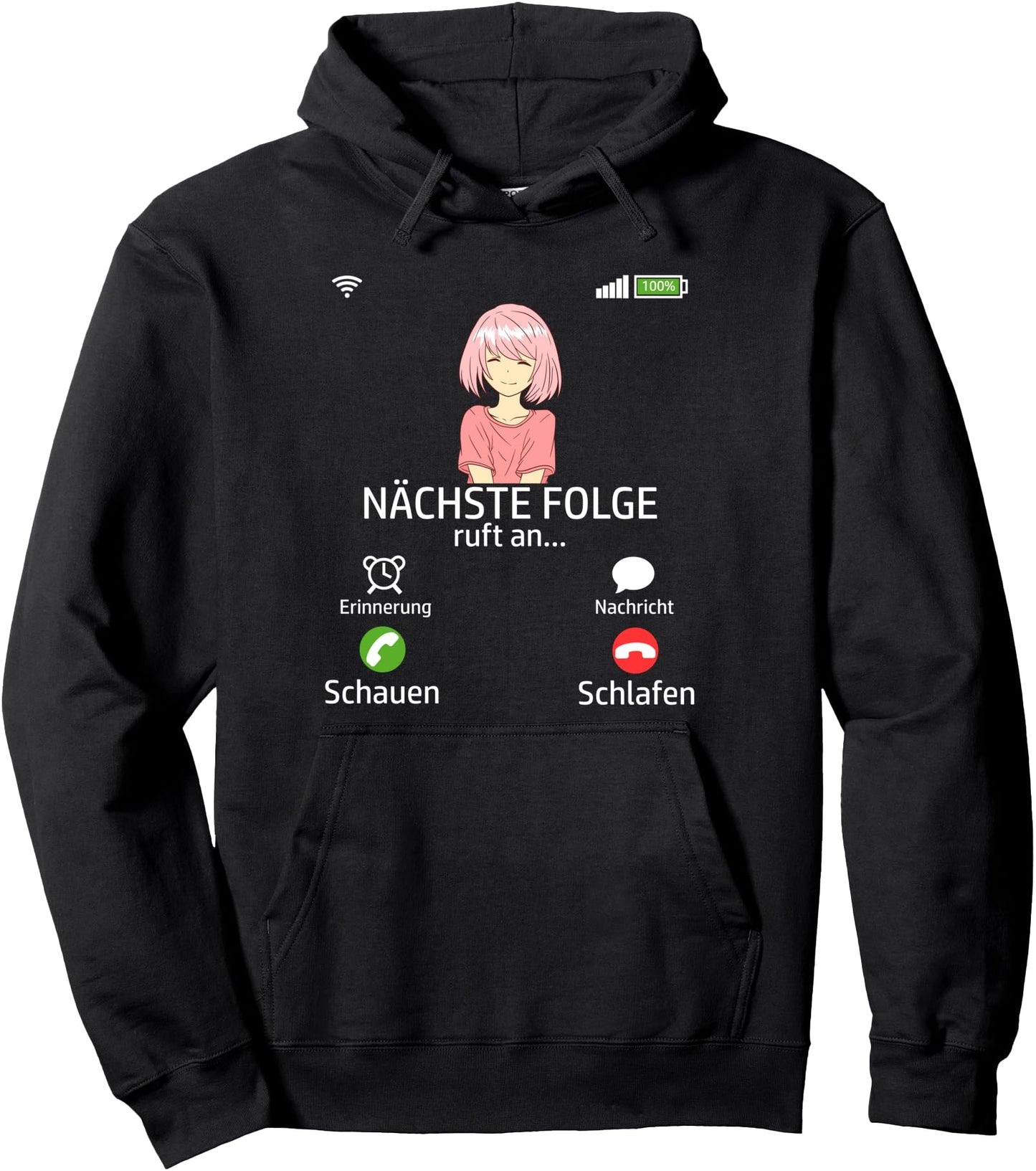 Next Epsiode ANIME MANGA Senpai Phone Otaku Cosplay Anime Pullover Hoodie