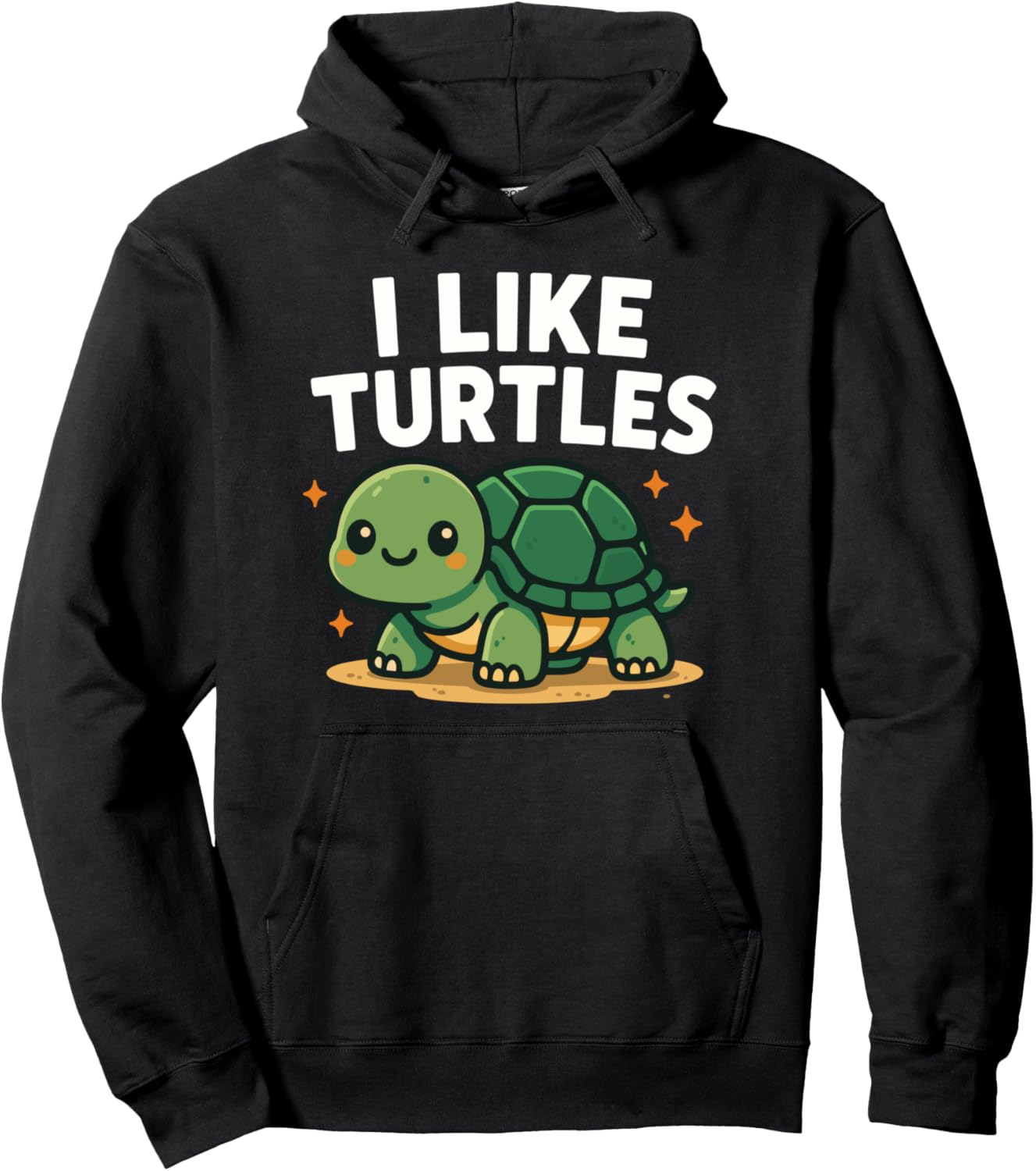 I Like Turtles for Men, Women and Kids Pullover Hoodie