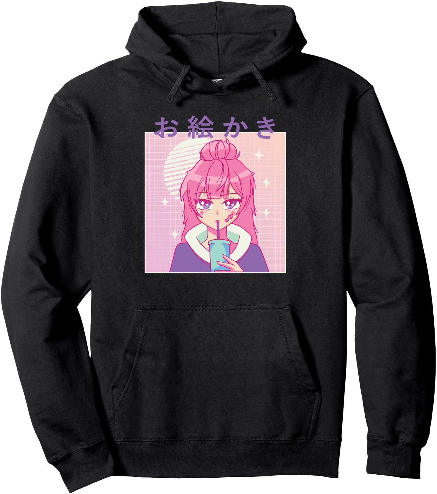 Boba Girl bubble tea Just a Girl Who Loves Anime Pullover Hoodie