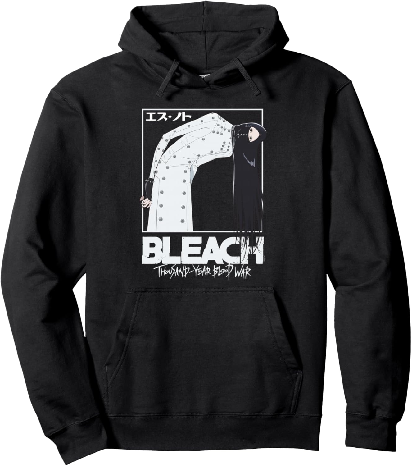 Bleach Thousand Year Blood War As Nodt Creepy Pose Anime Pullover Hoodie