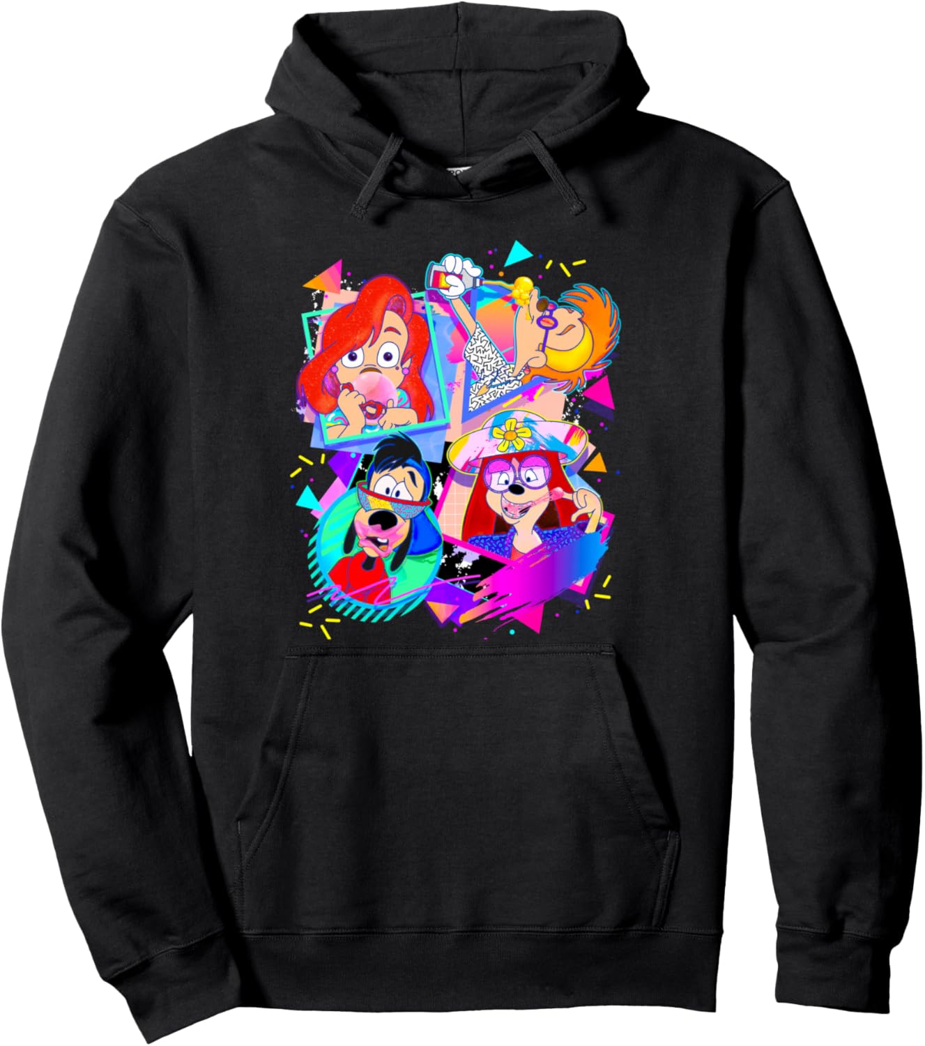 Disney A Goofy Movie Bubble Gum Retro Nineties Pullover Hoodie