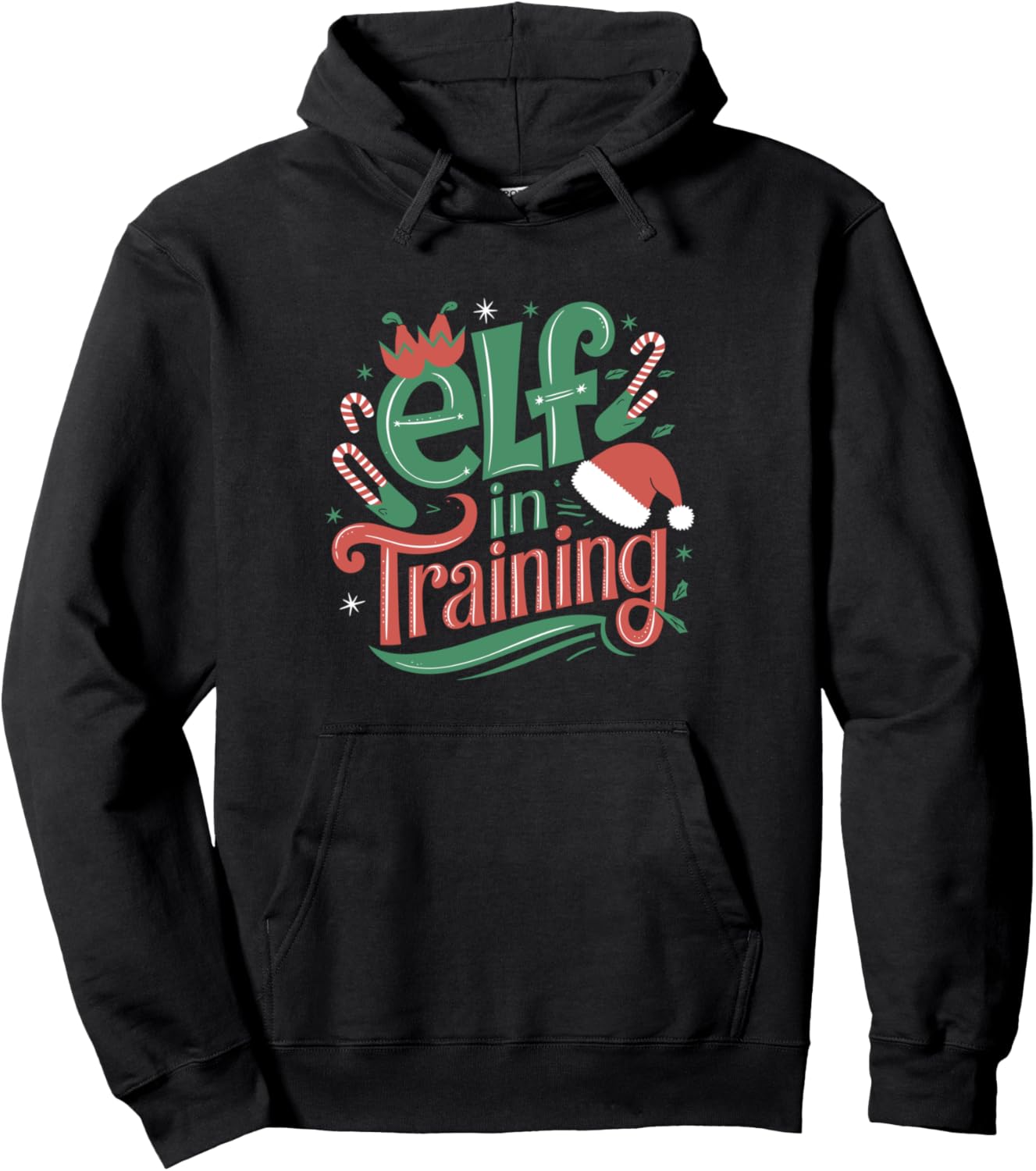 Elf In Training Christmas Pullover Hoodie