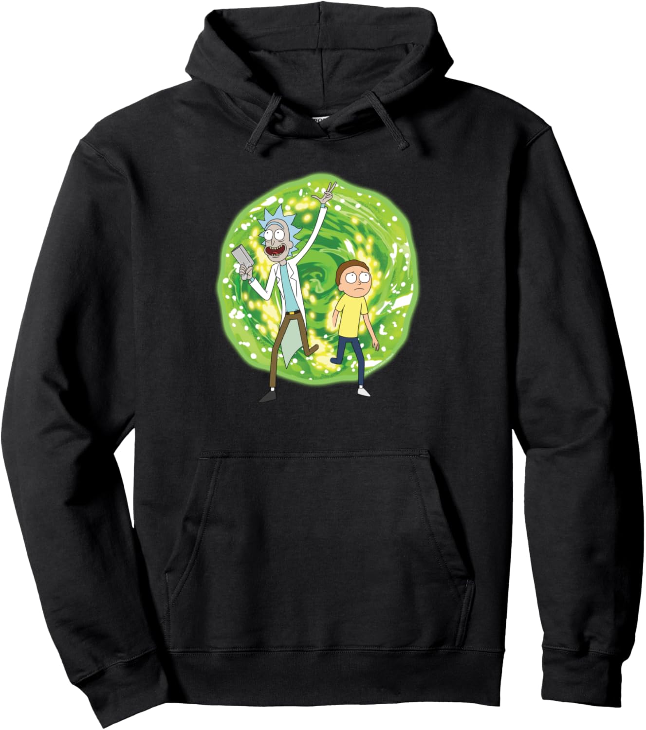 Rick and Morty Large Portal Pullover Hoodie