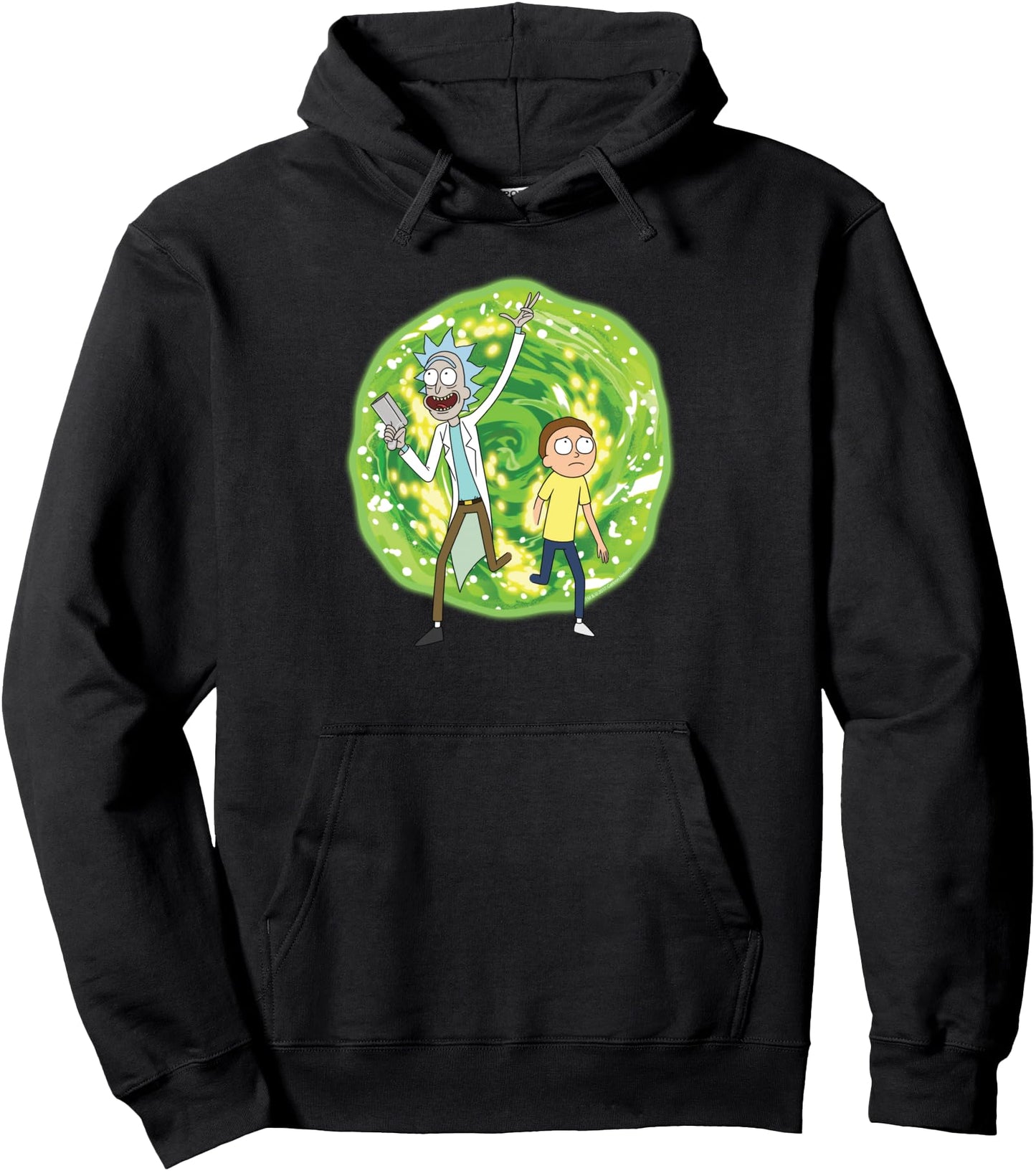 Rick and Morty Large Portal Pullover Hoodie