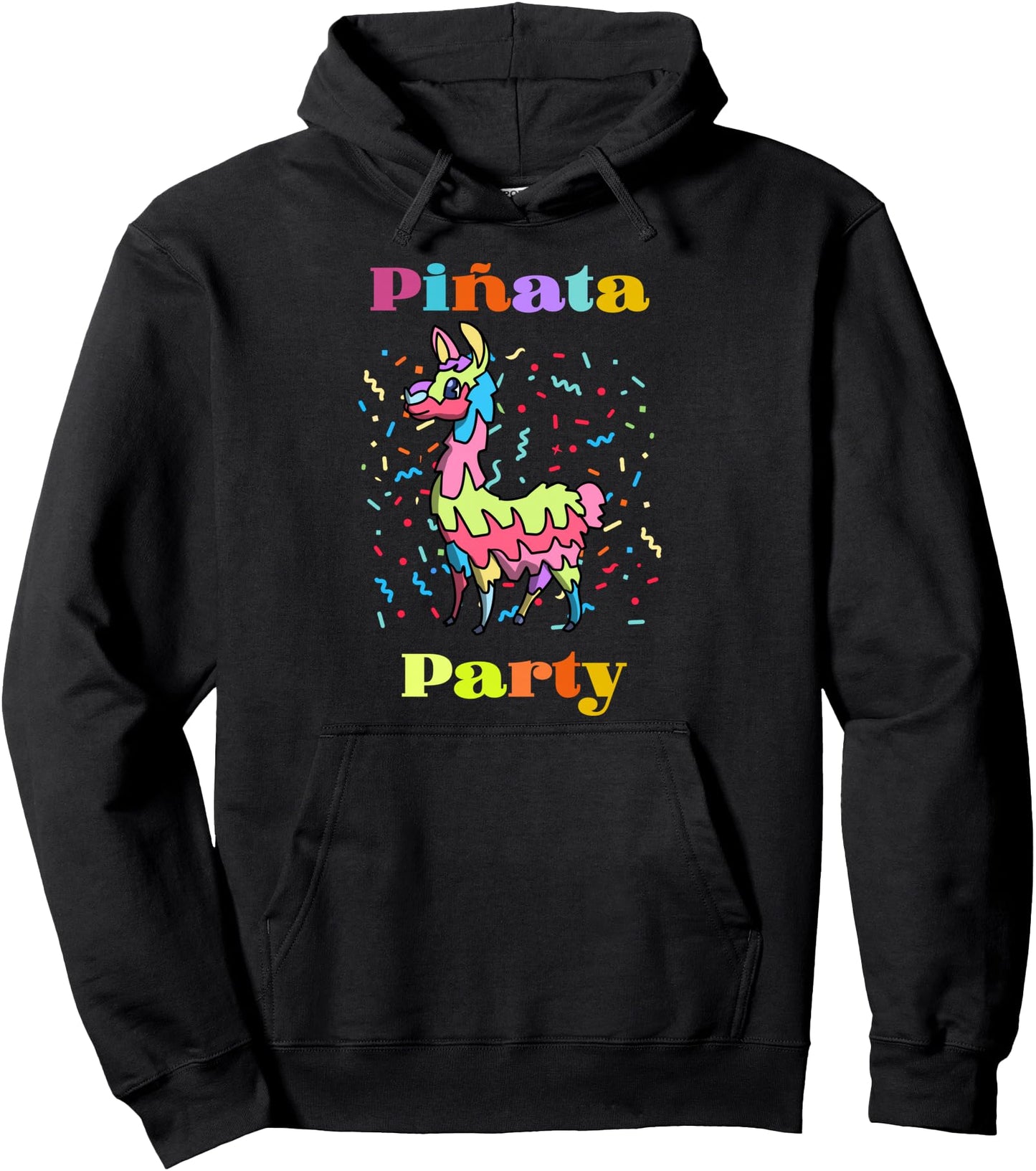 Pinata Party Cute Llama Fun Pullover Hoodie