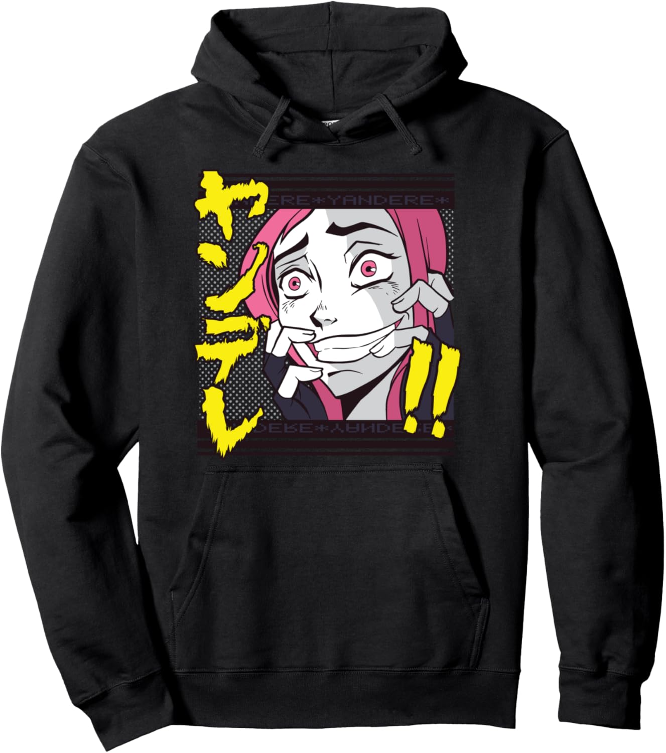 Yandere Girl Anime Pullover Hoodie