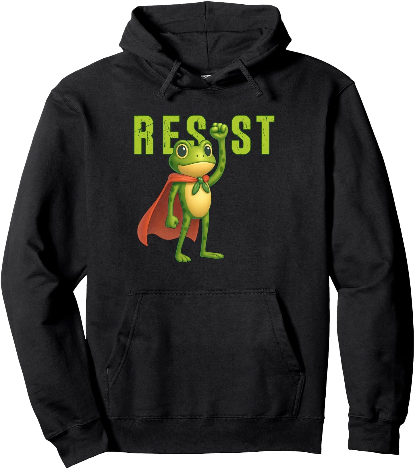 Frog Resist Portland Frog Protest - Portland Frog Activist Pullover Hoodie