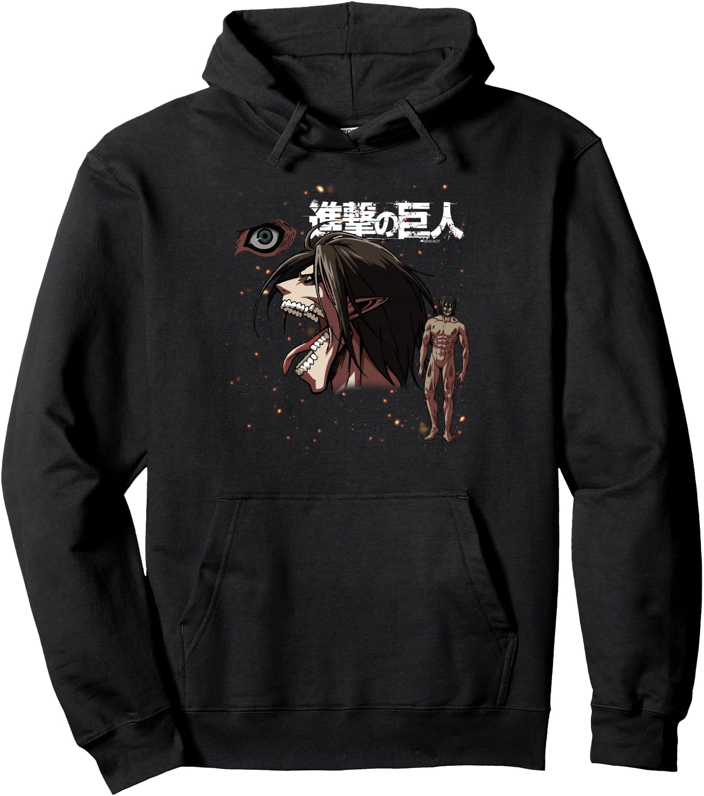 Attack on Titan Collage of Titan Anime Pullover Hoodie