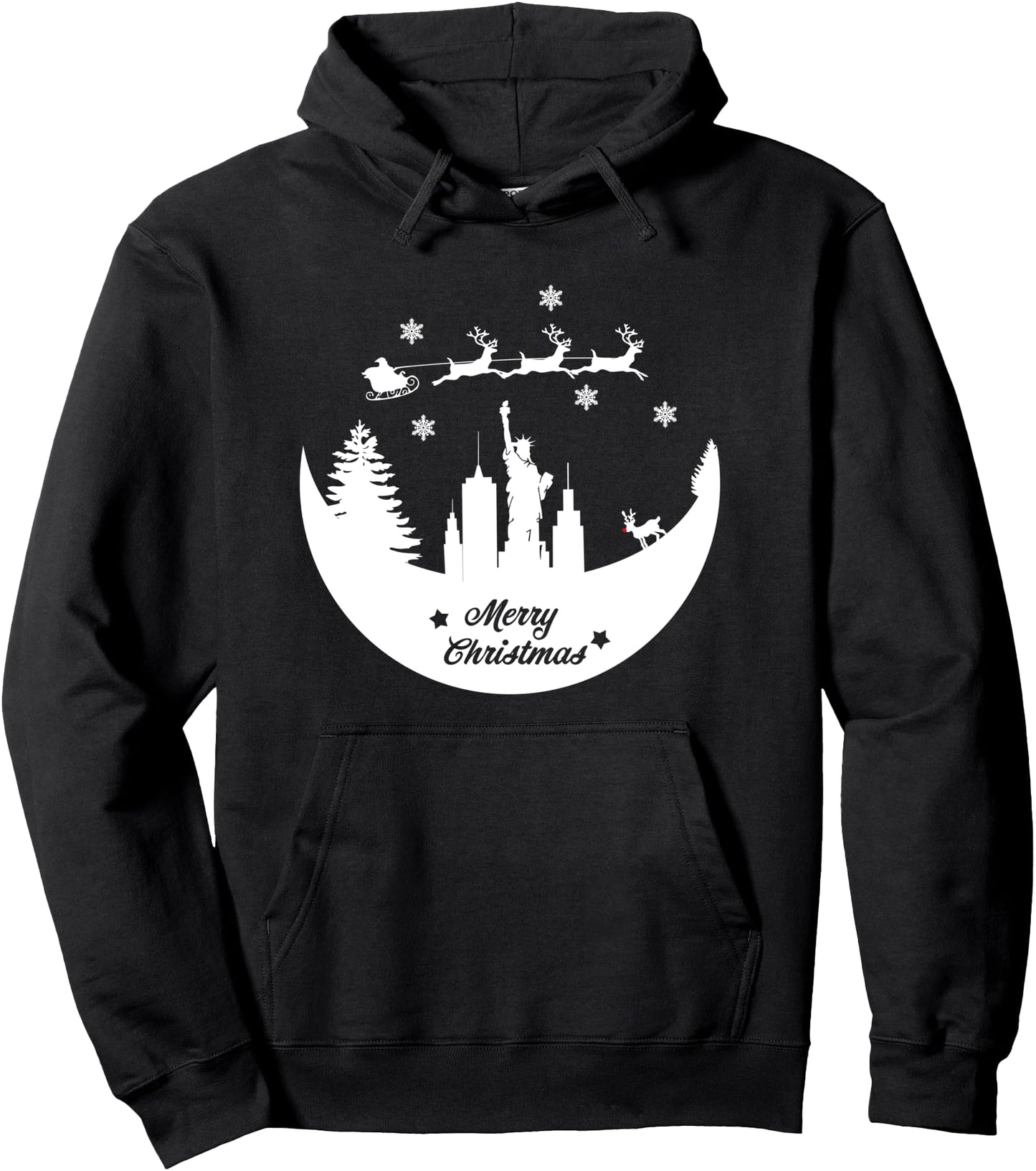 New York City Christmas Pullover Hoodie