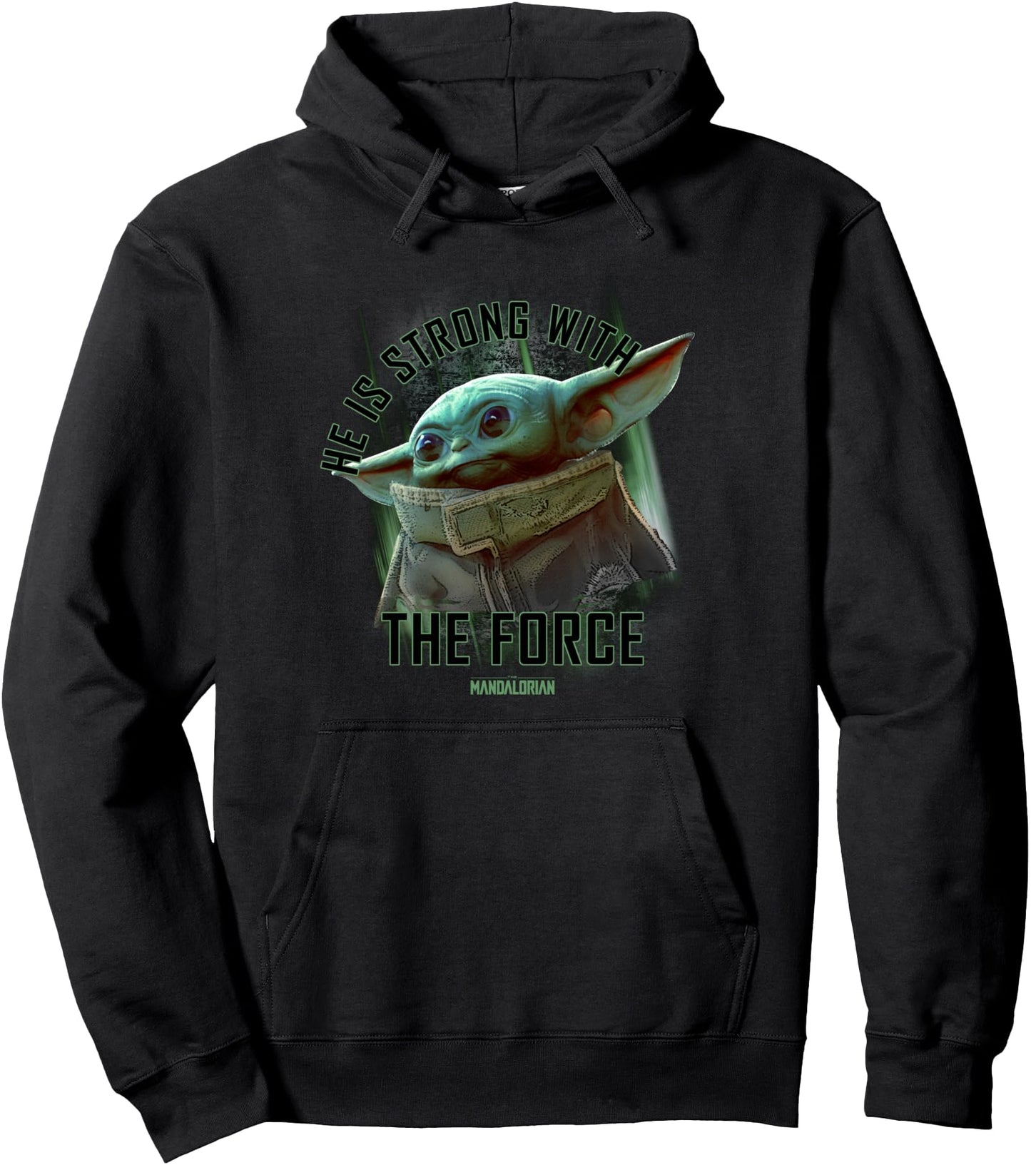 Star Wars: The Mandalorian Grogu He Is Strong With The Force Pullover Hoodie