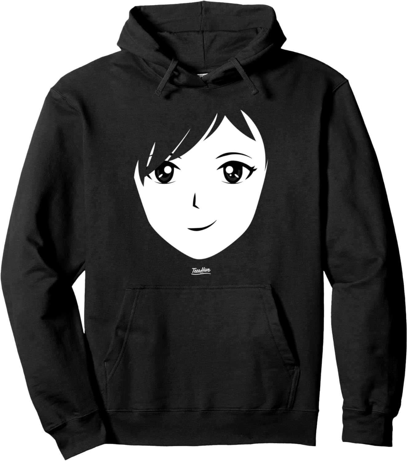 Cute Japanese Anime Face Otaku Style Cool Anime Manga Hoodie