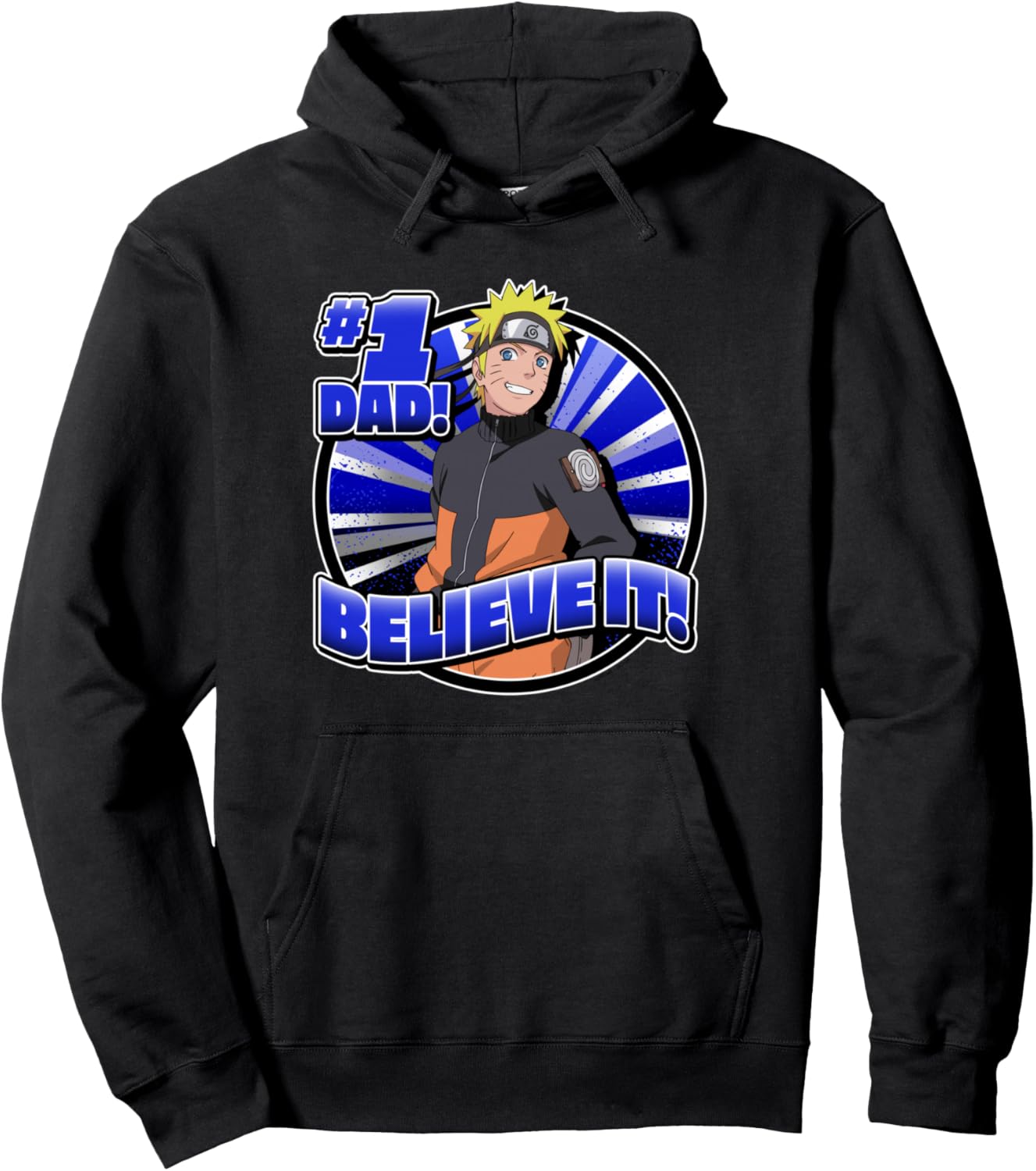 Ripple Junction x Naruto Shippuden #1 Dad Father's Day Anime Pullover Hoodie