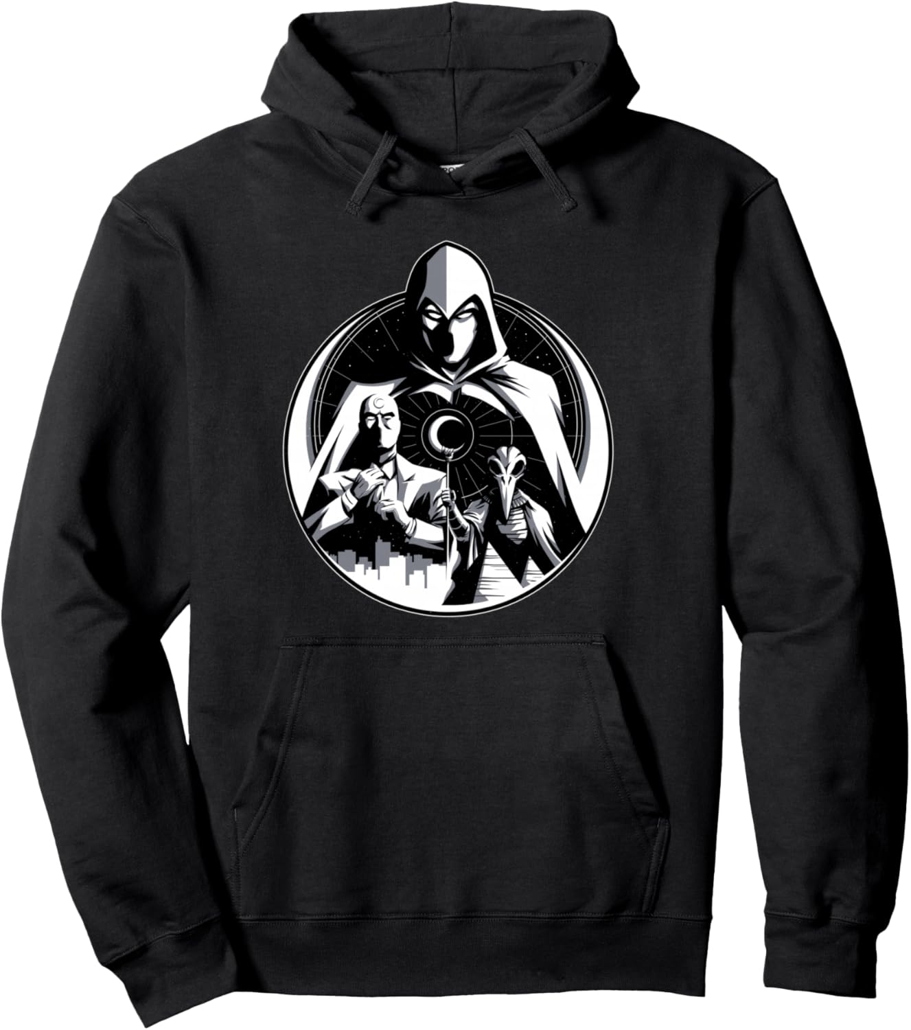 Marvel Moon Knight Mr Knight and Khonshu Pullover Hoodie