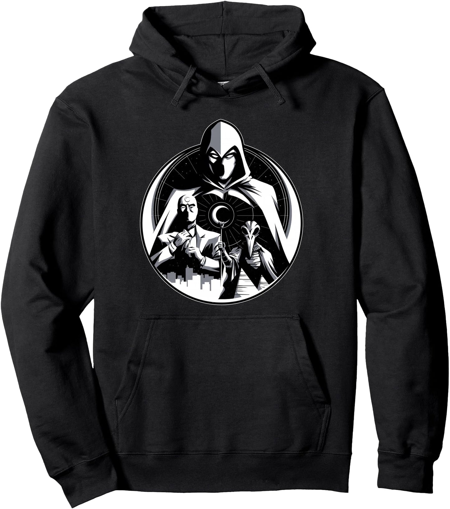 Marvel Moon Knight Mr Knight and Khonshu Pullover Hoodie