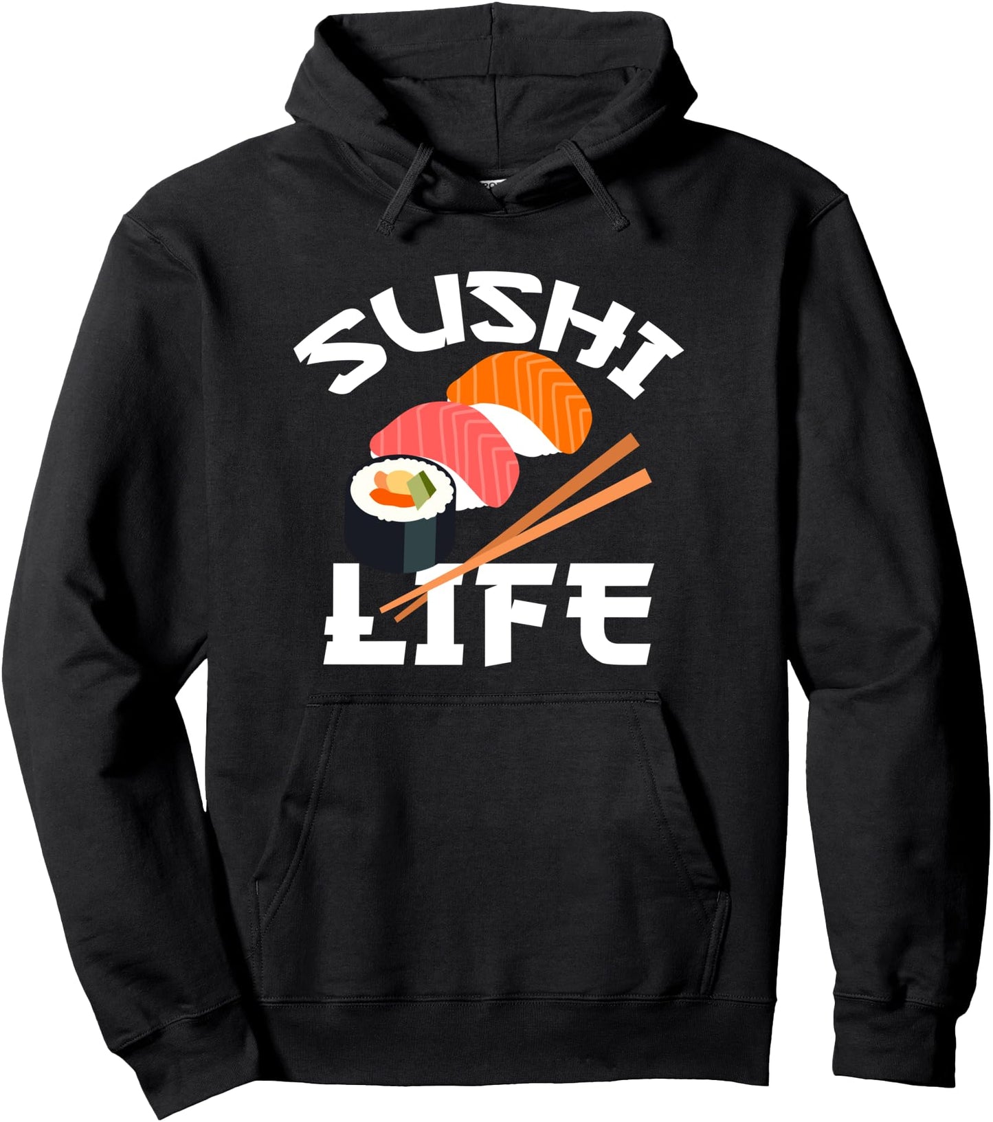 Sushi Hoodie Anime Sushi Life Japanese Food Lover Gift Pullover Hoodie