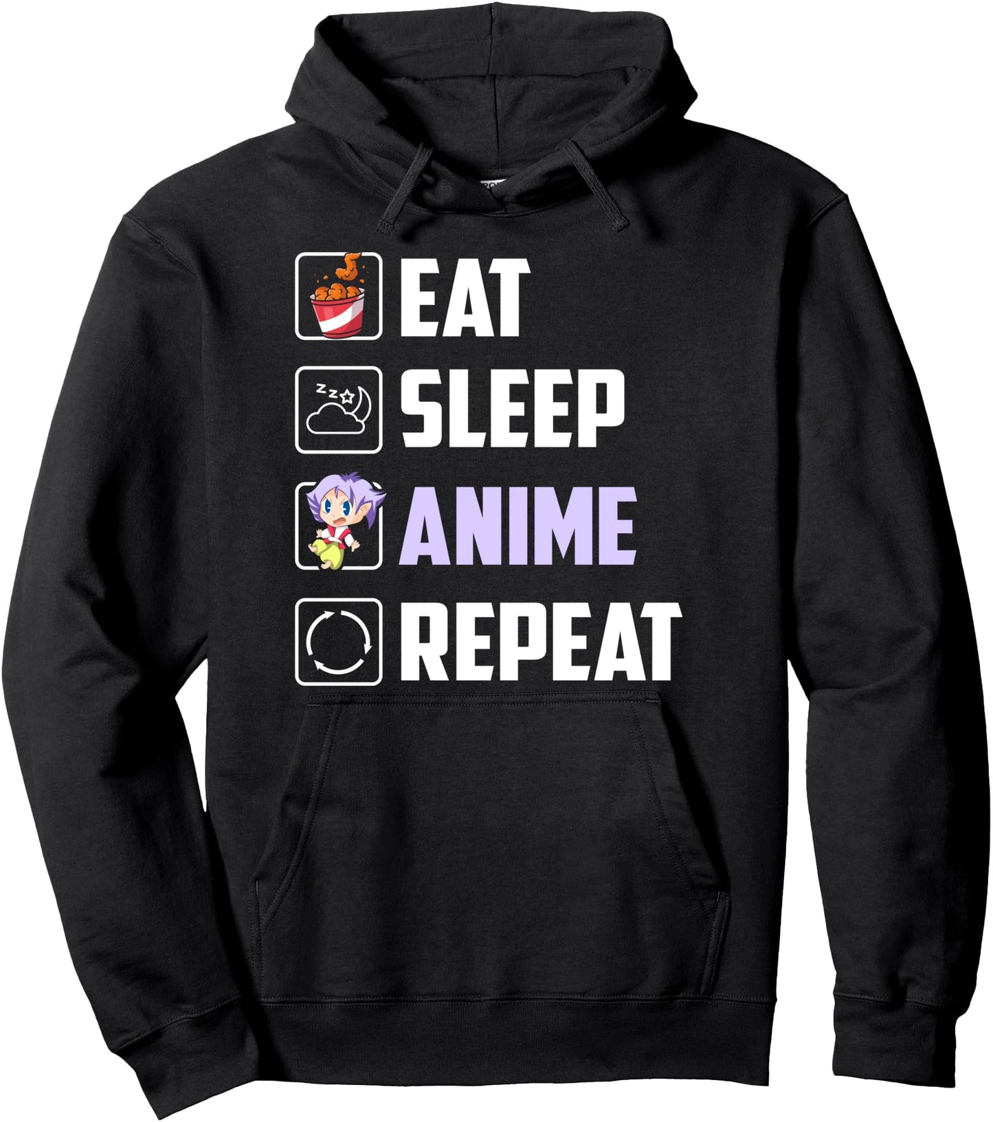 Otaku Chicken Nuggets Kawaii Japanese Manga Foodie Anime Pullover Hoodie
