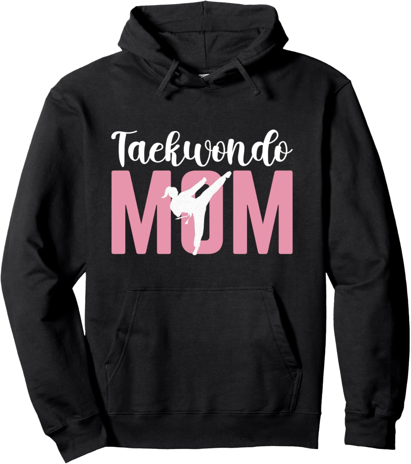 Cute proud taekwondo mom women martial arts taekwondo mom Pullover Hoodie